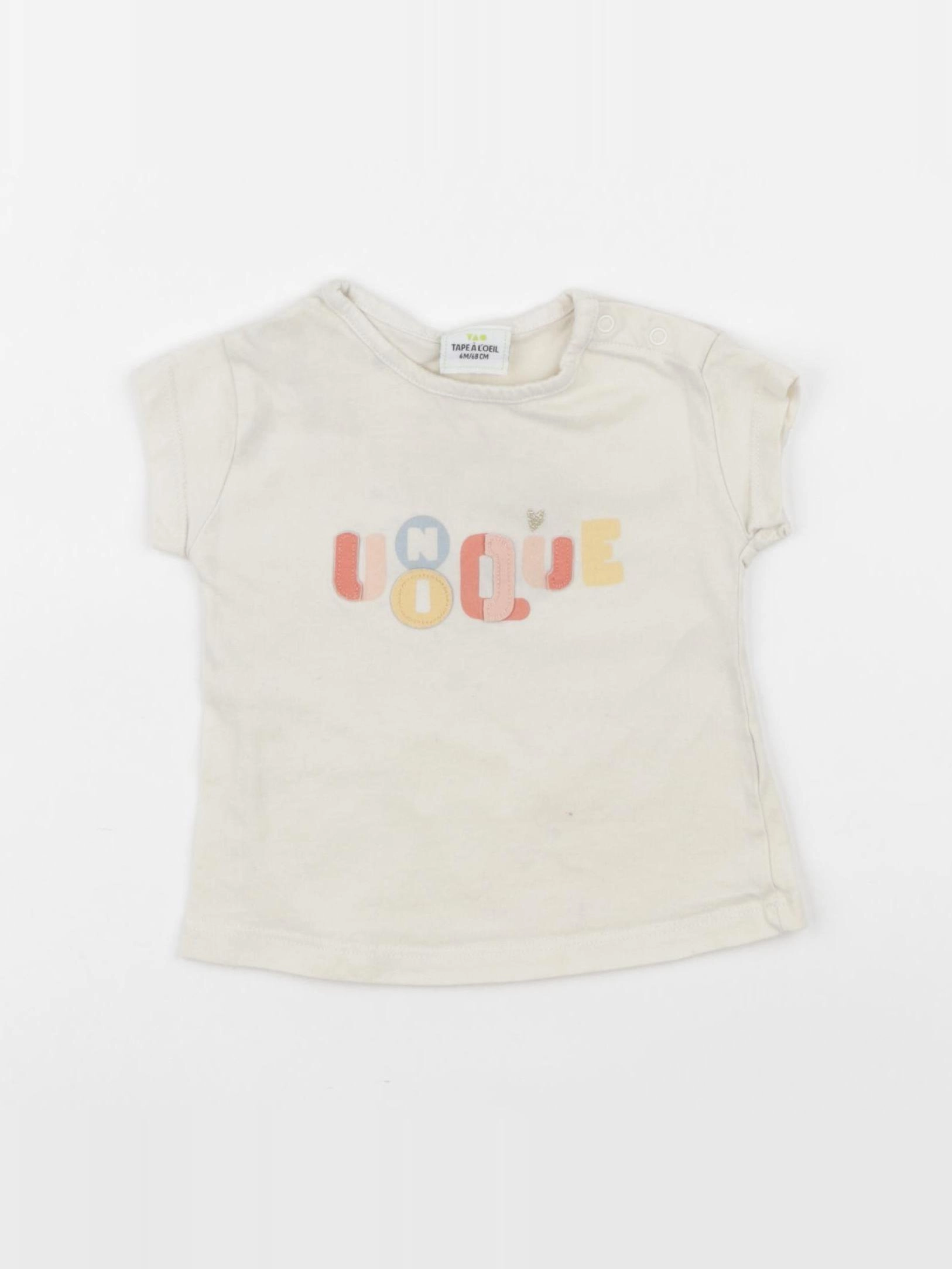 Tape à l'oeil - tee-shirt beige - 6 mois