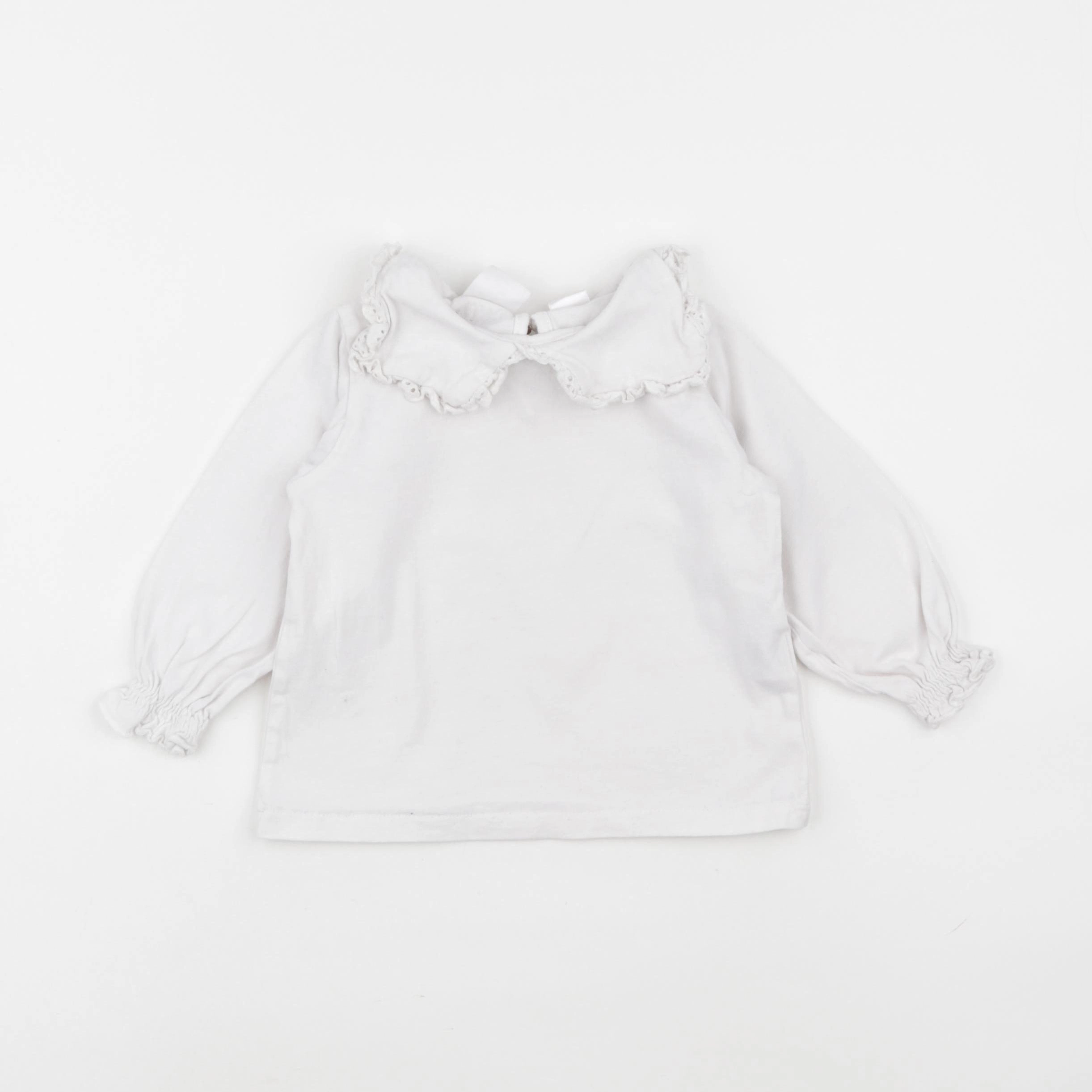 Zara - tee-shirt blanc - 12/18 mois