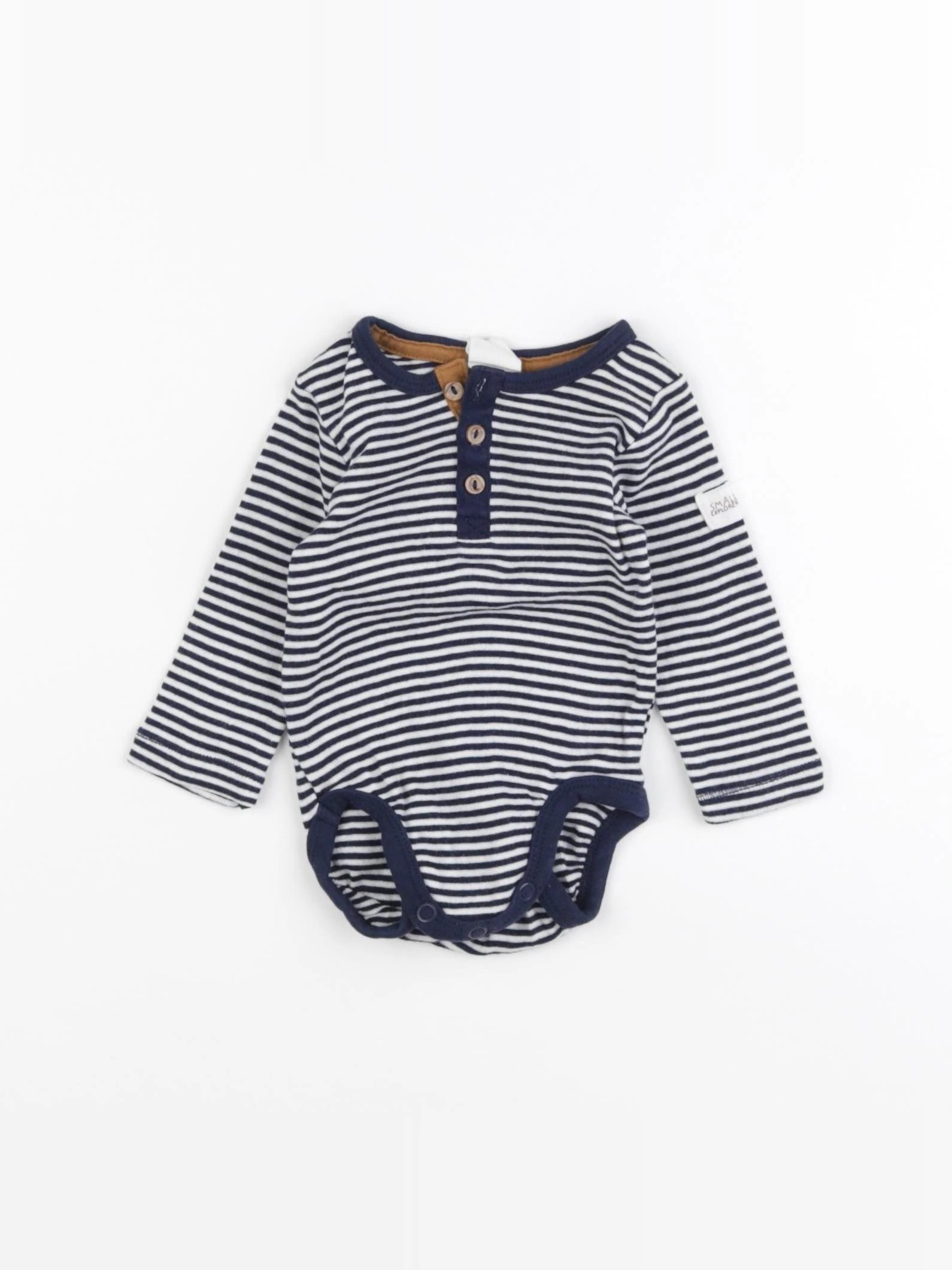 H&M - body bleu - 1 mois