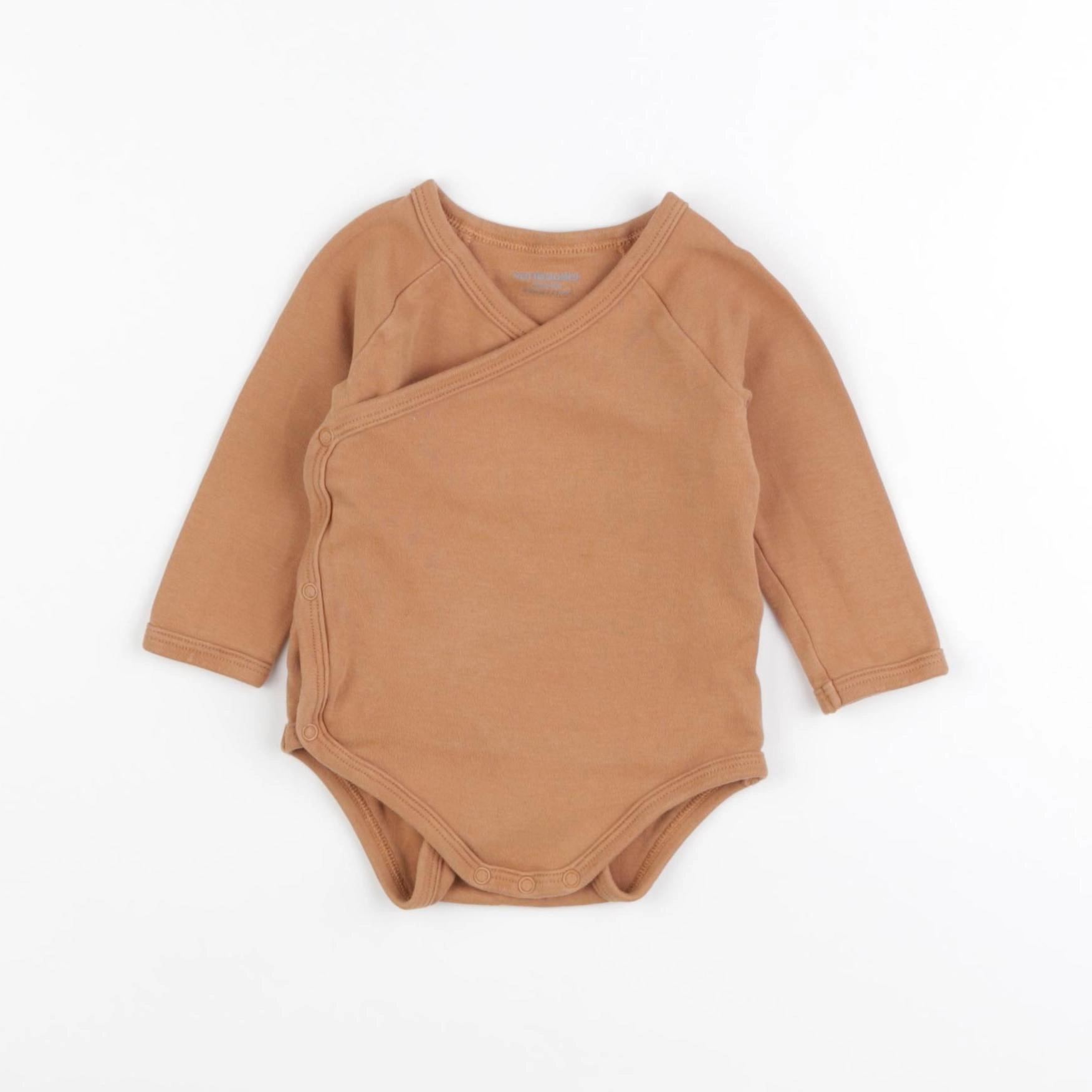 Vertbaudet - body marron - 9 mois