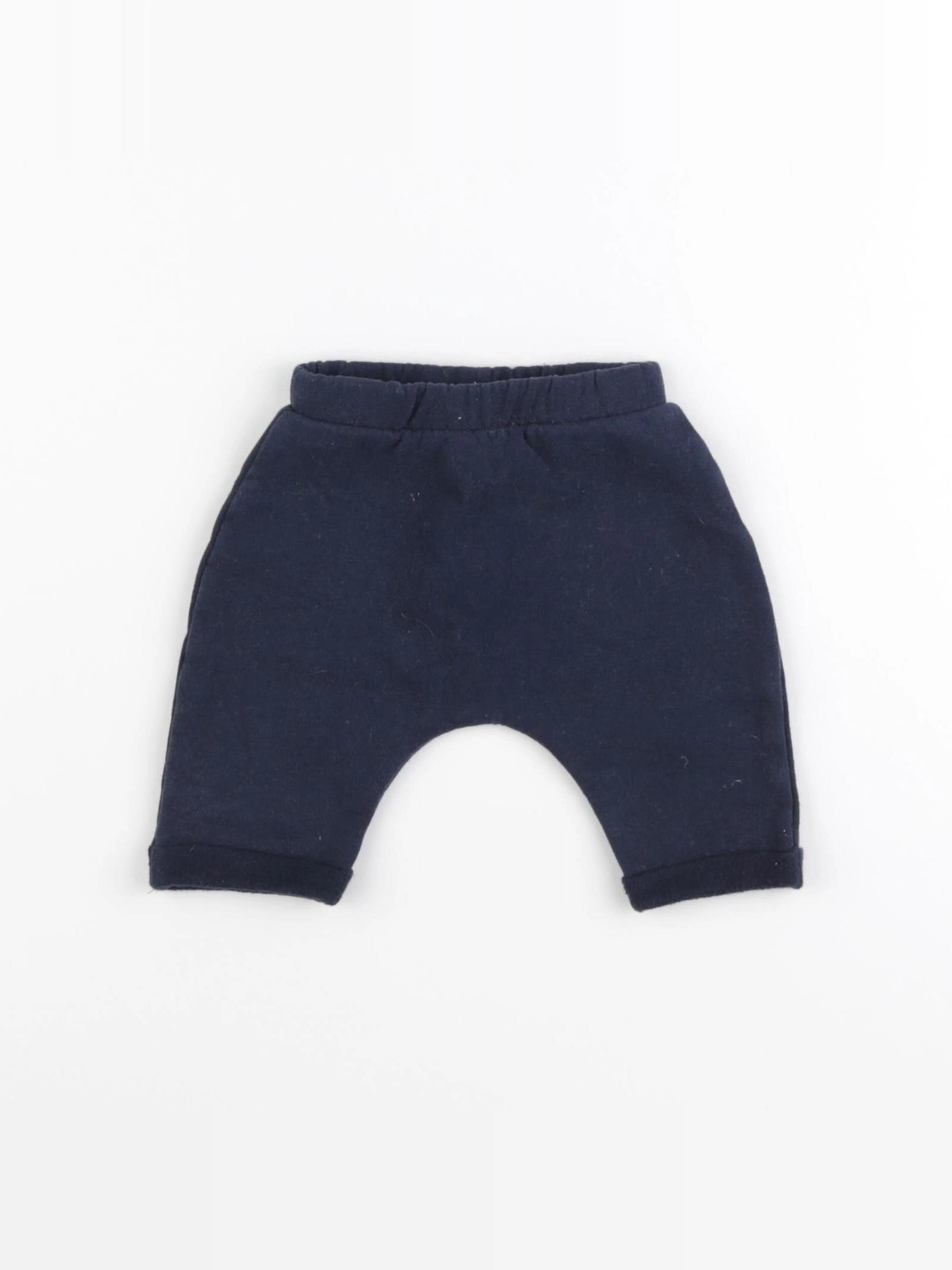 Vertbaudet - pantalon bleu - 1 mois