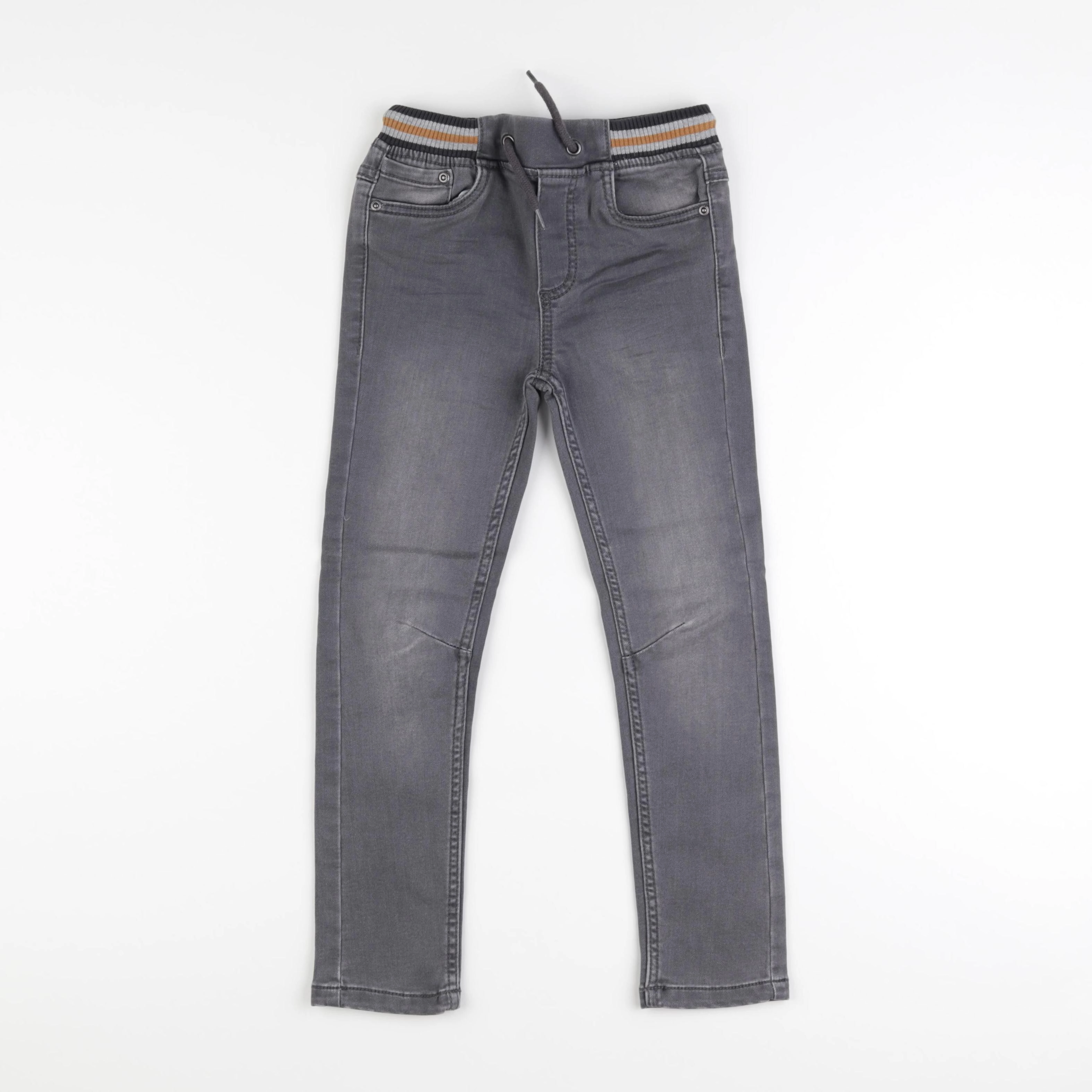Vertbaudet - jean gris - 7 ans