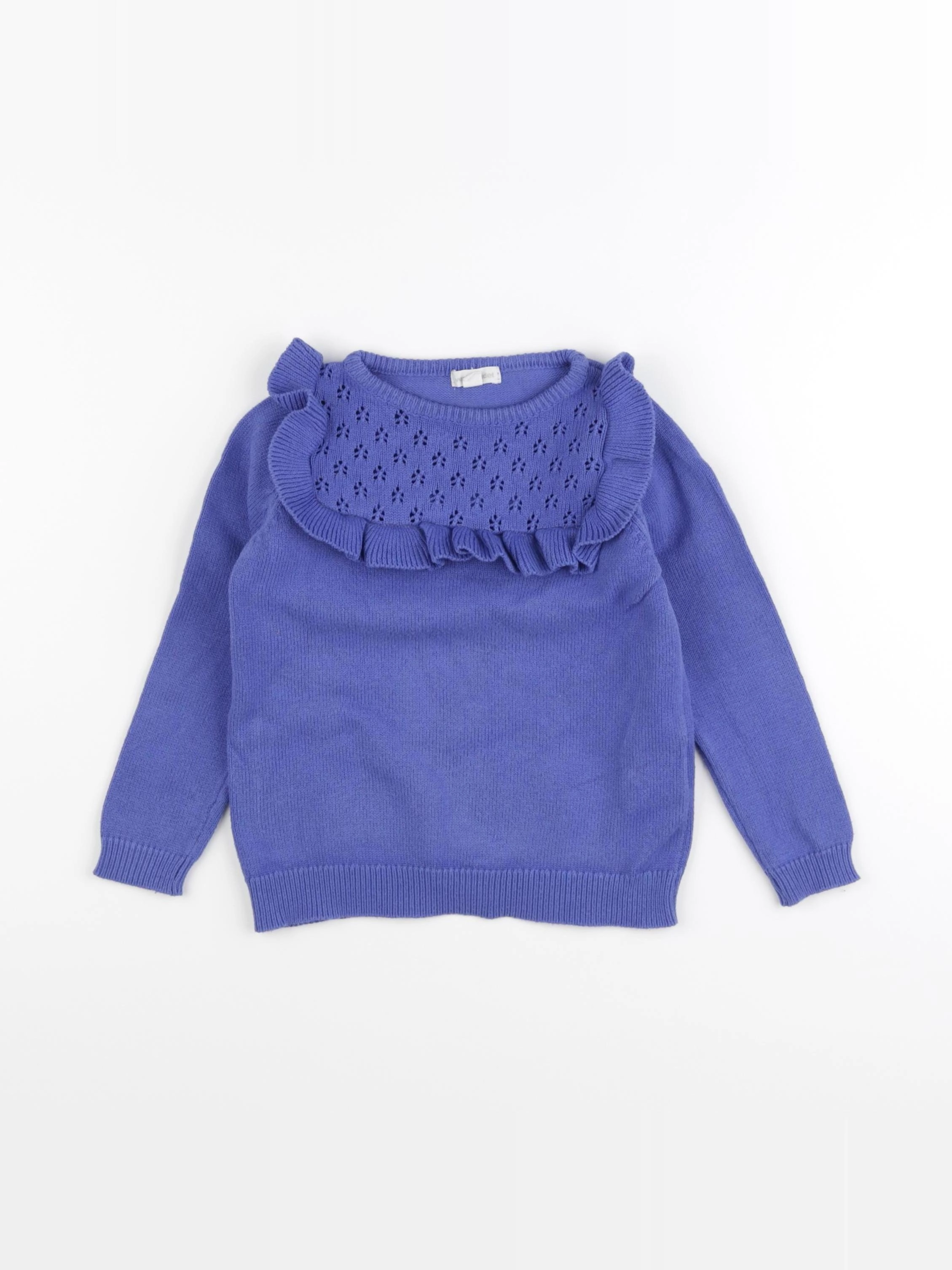 Vertbaudet - pull bleu - 4 ans