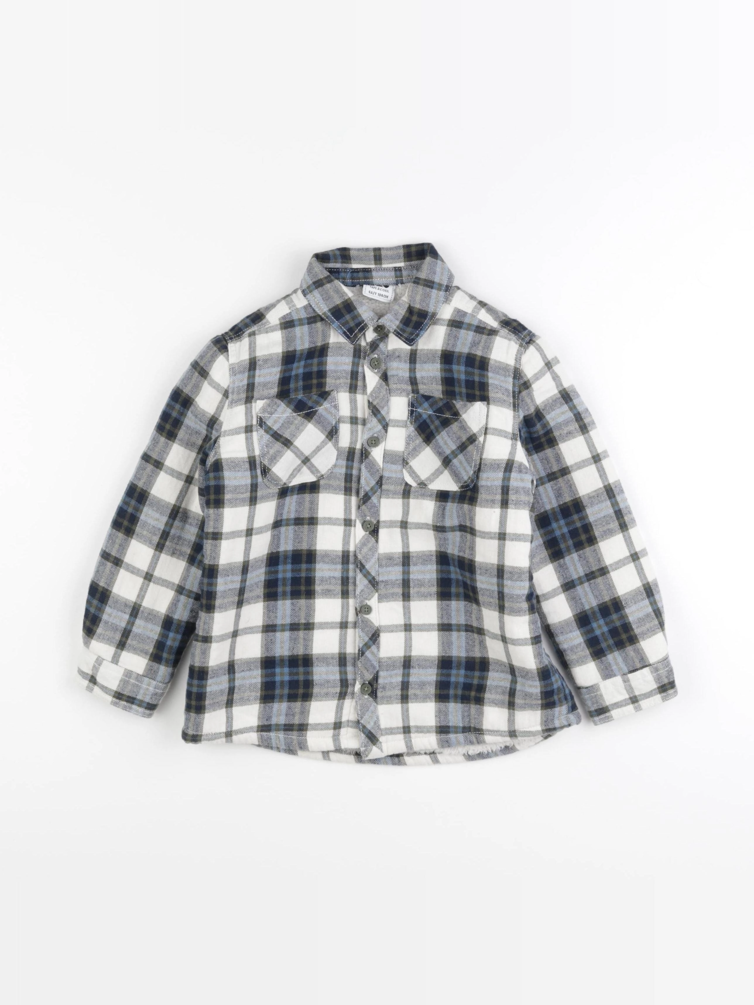 Tape à l'oeil - chemise bleu - 4 ans