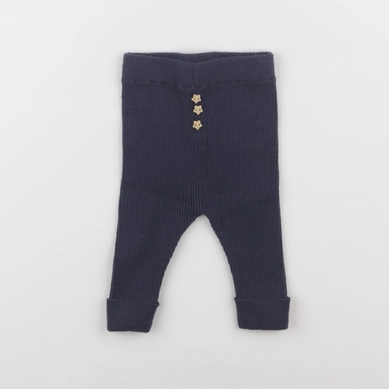 Vertbaudet - legging bleu - 3 mois