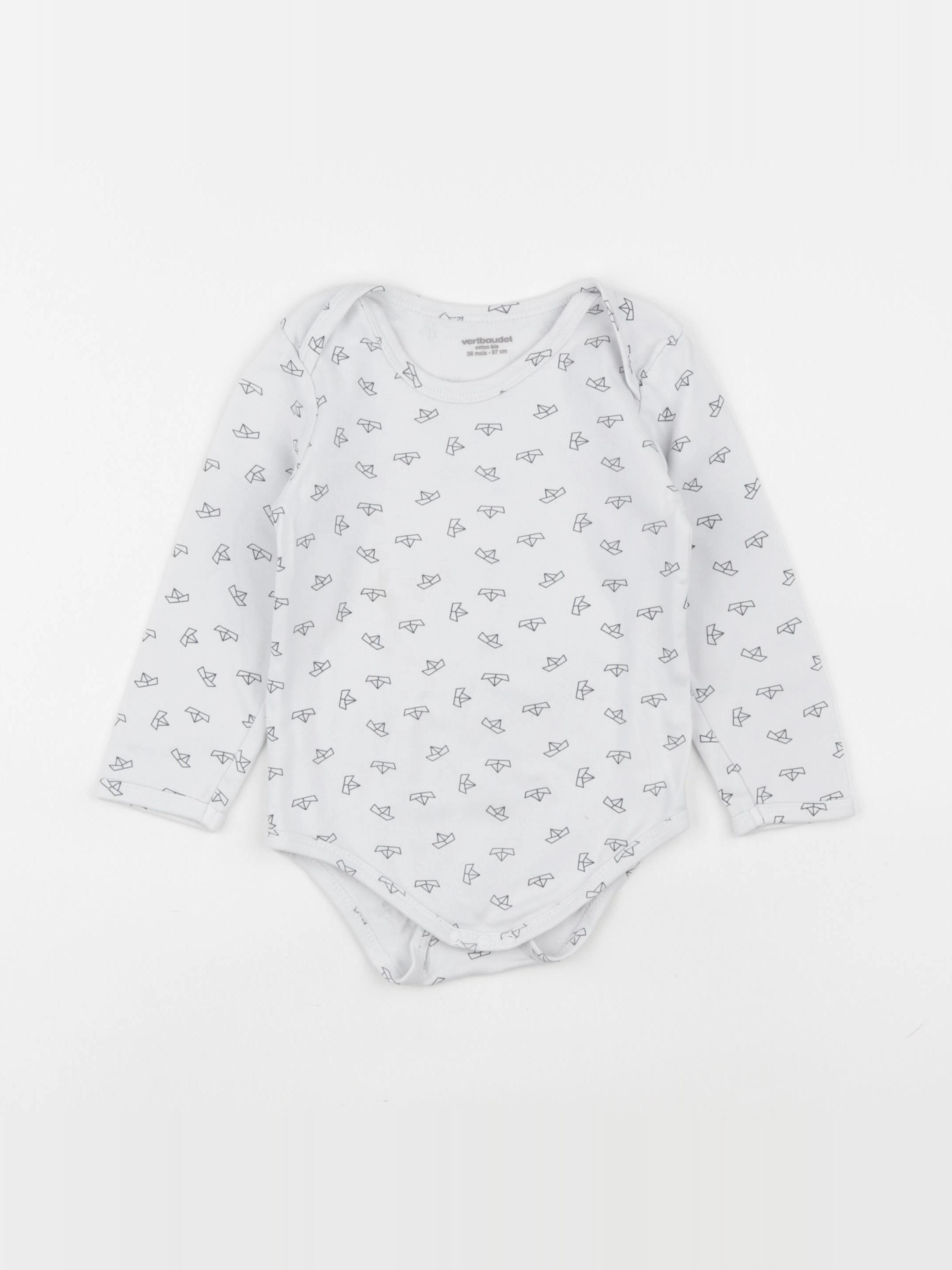 Vertbaudet - body blanc - 36 mois