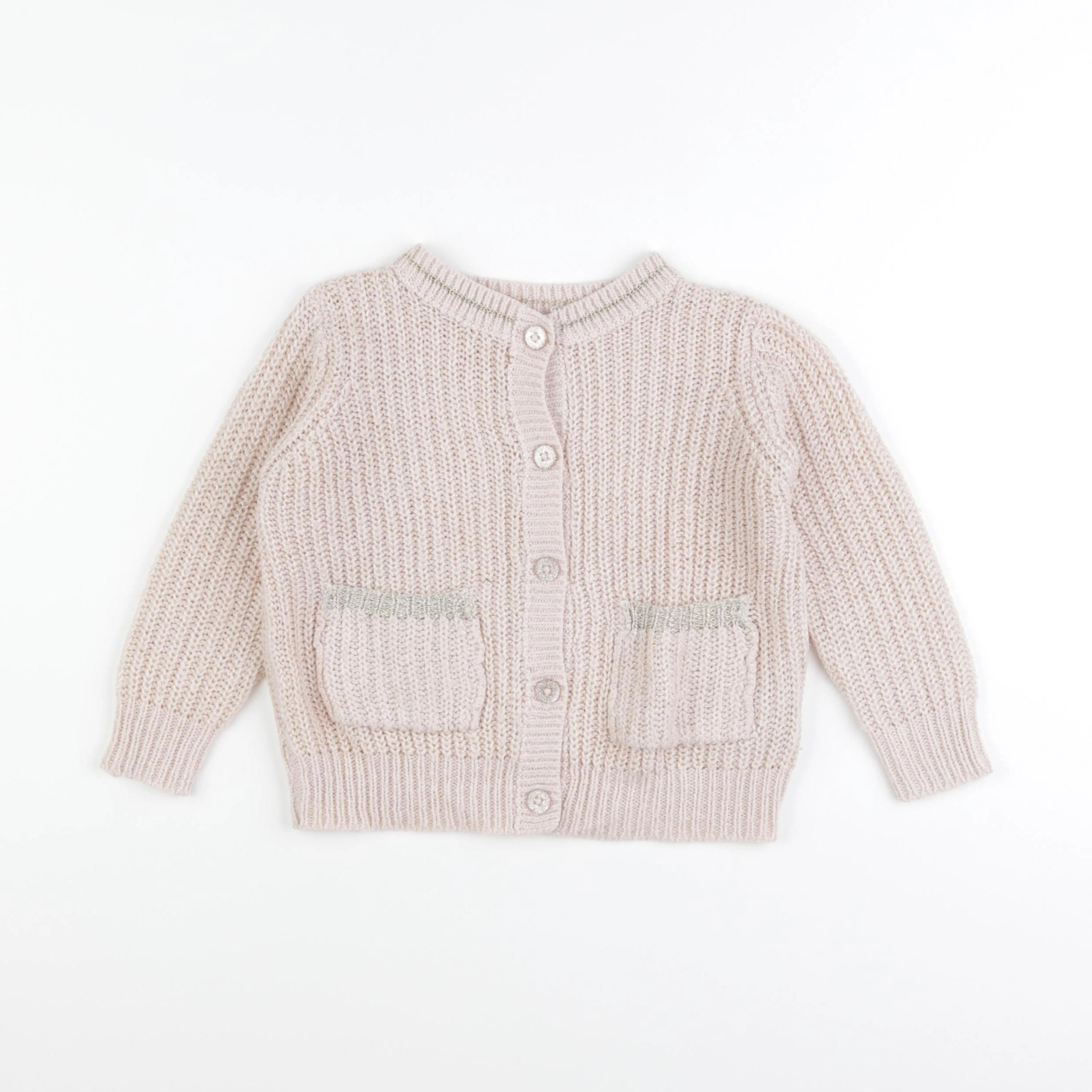 Vertbaudet - gilet rose - 3 ans