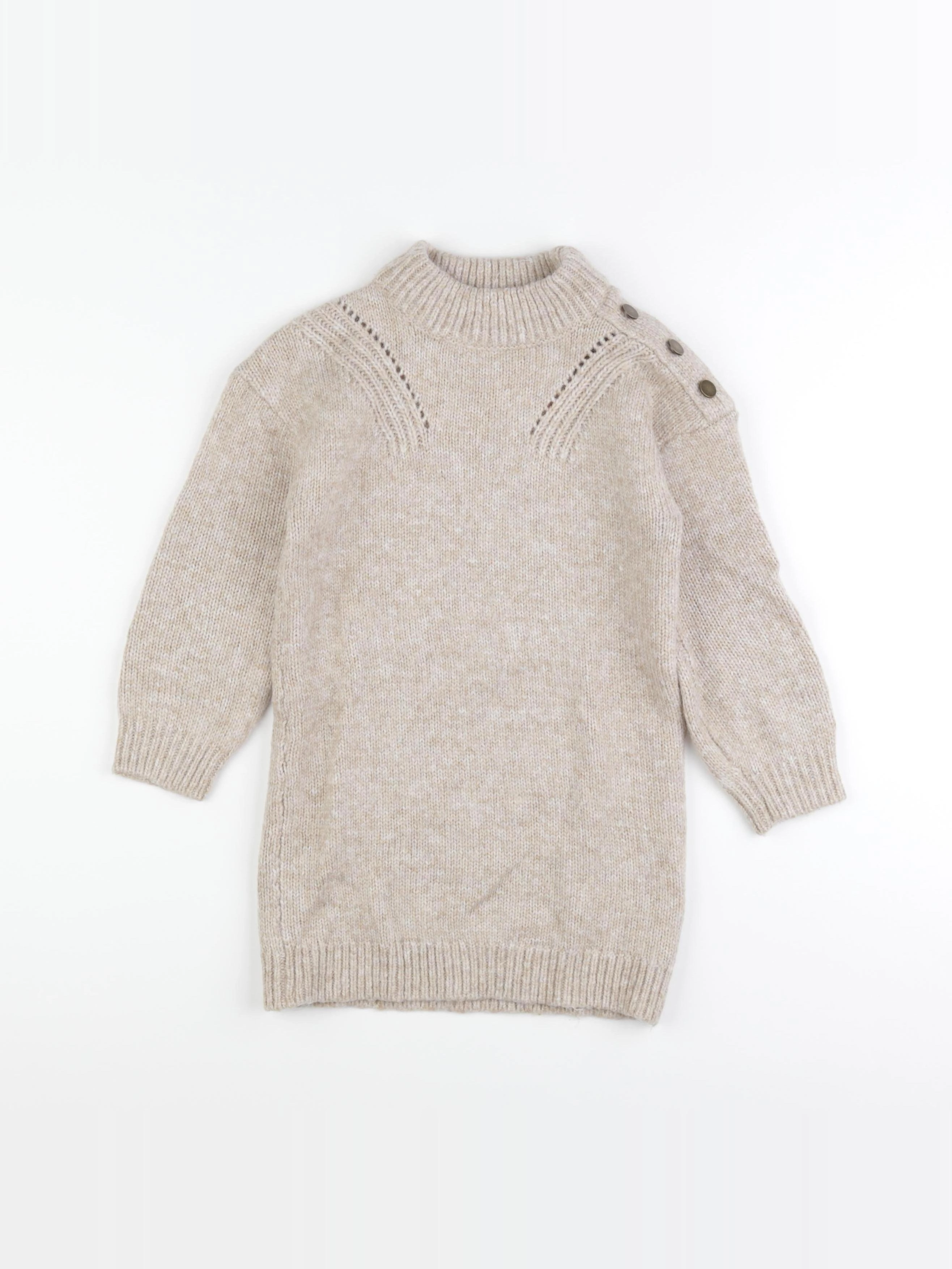 Vertbaudet - robe beige - 5 ans