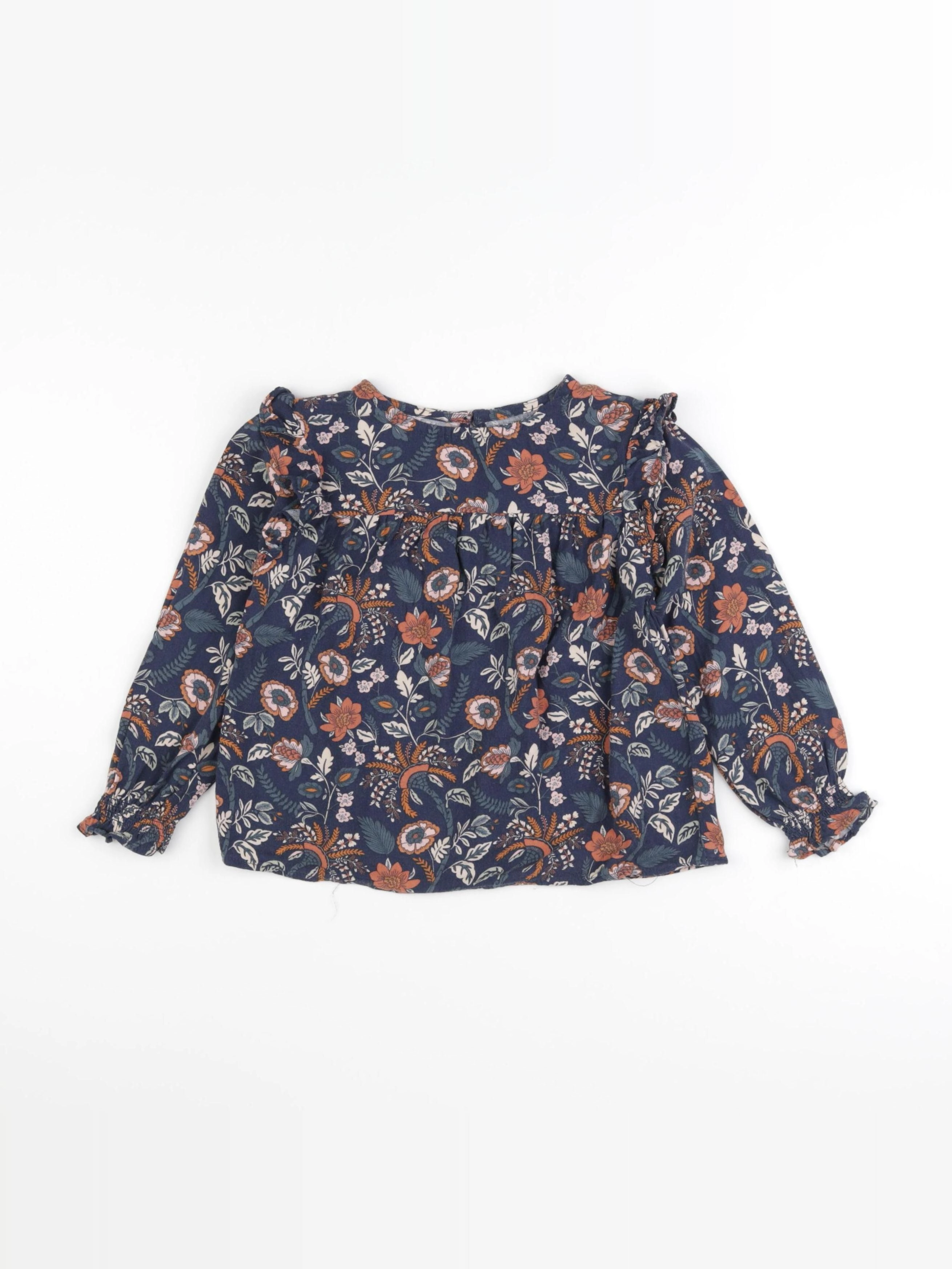 Vertbaudet - blouse bleu - 5 ans
