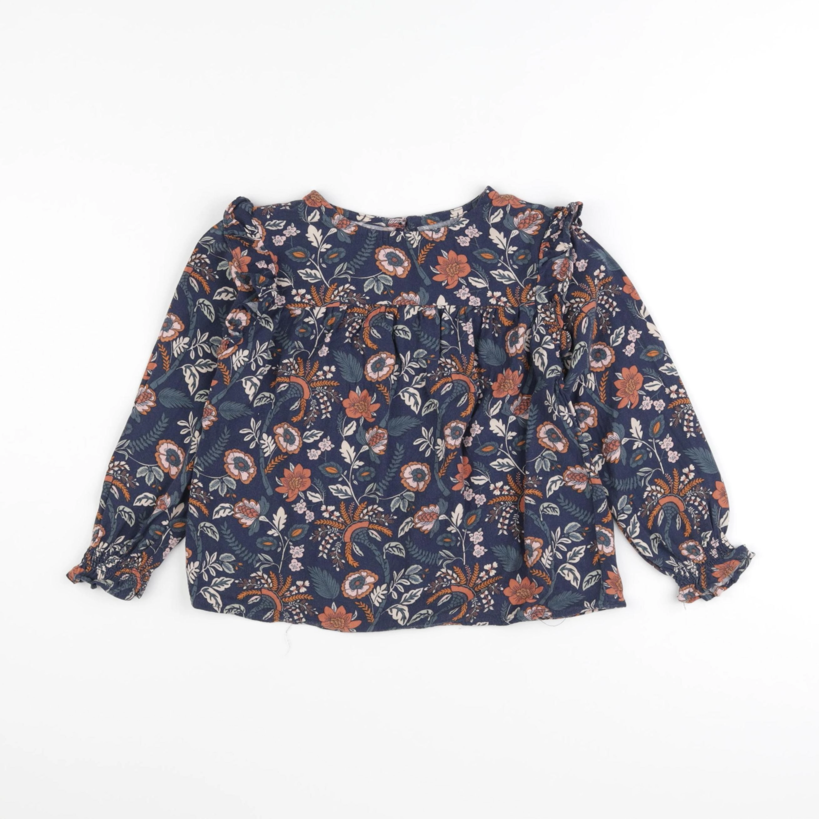 Vertbaudet - blouse bleu - 5 ans