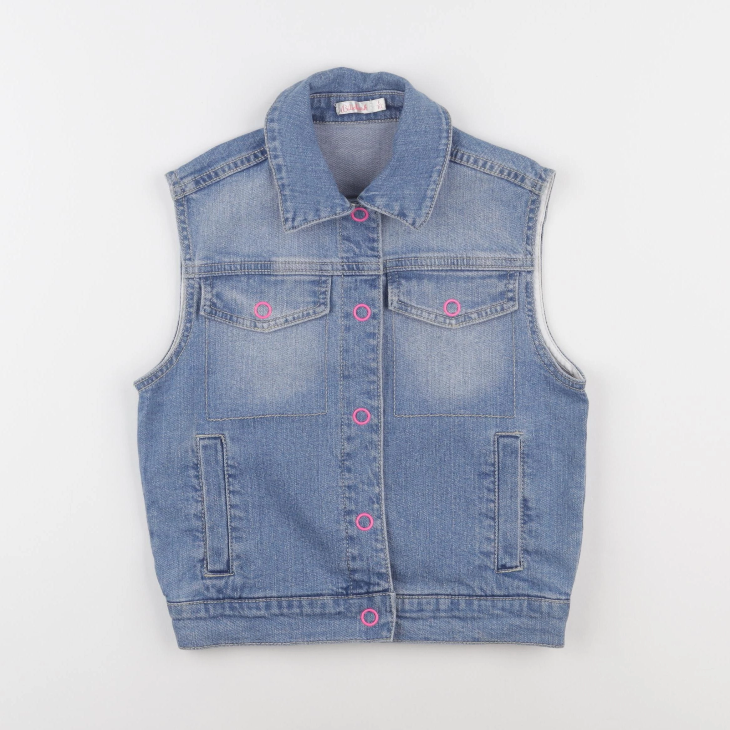Billie Blush - veste sans manches bleu - 4 ans
