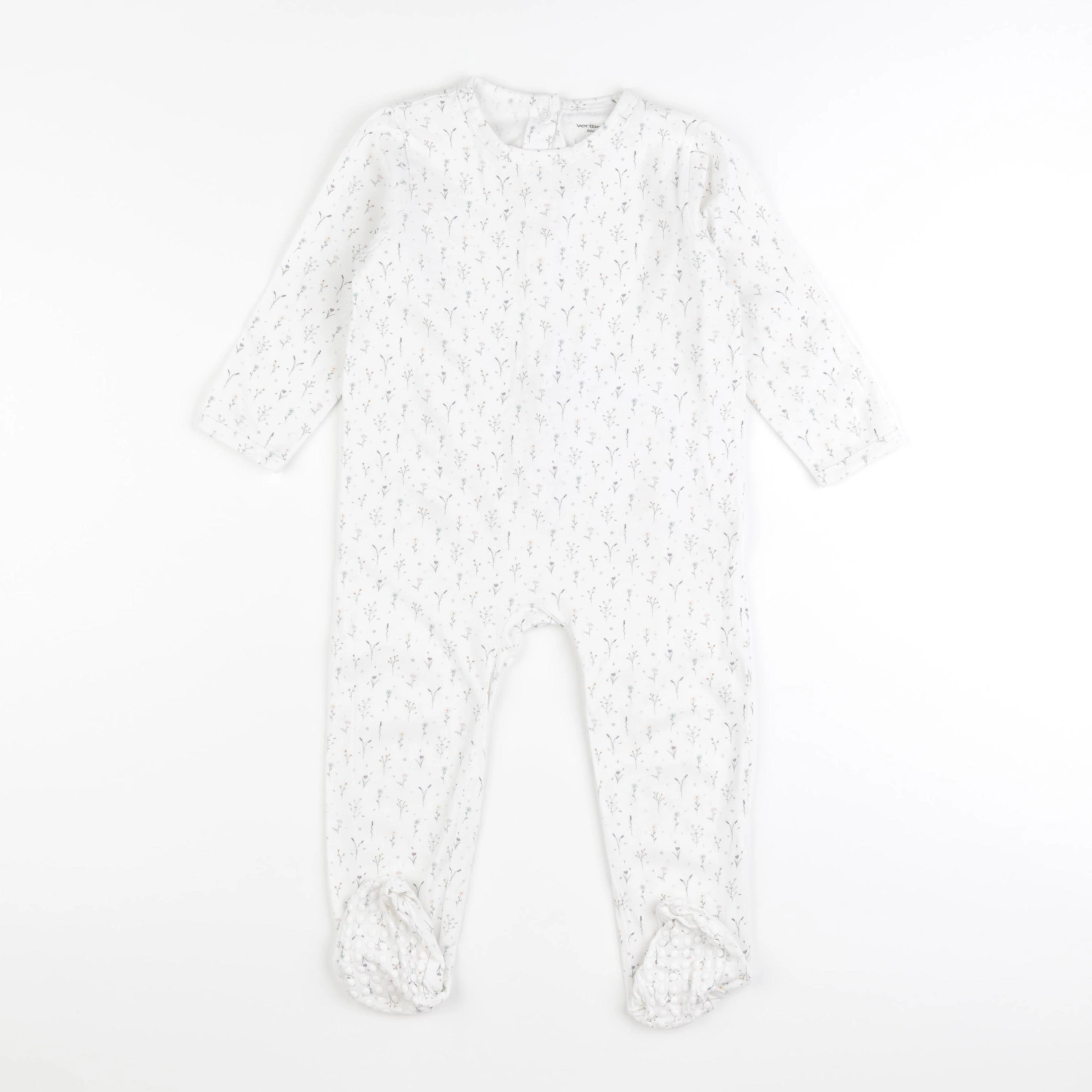 Vertbaudet - pyjama coton blanc - 2 ans