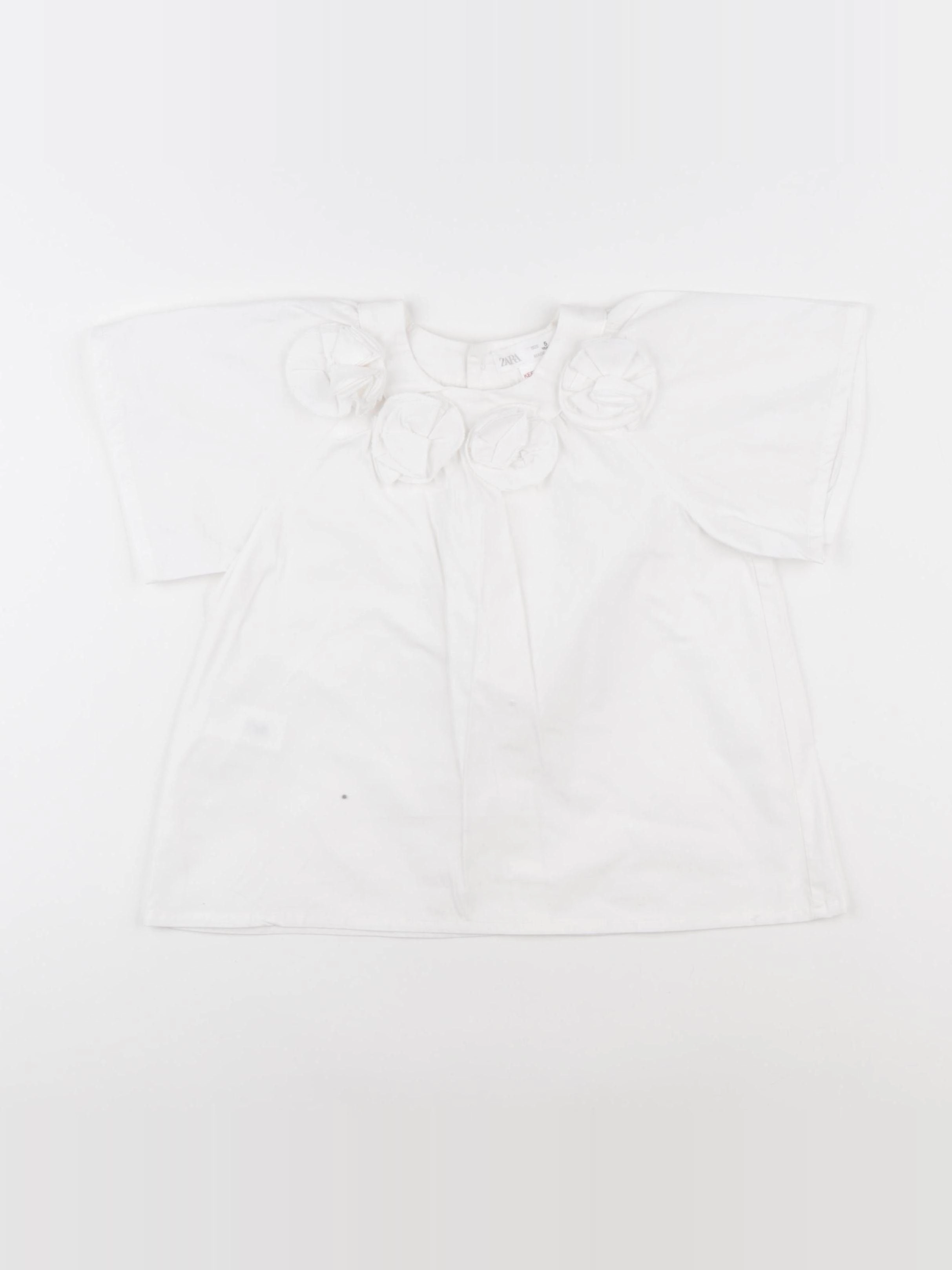 Zara - blouse blanc - 3 ans