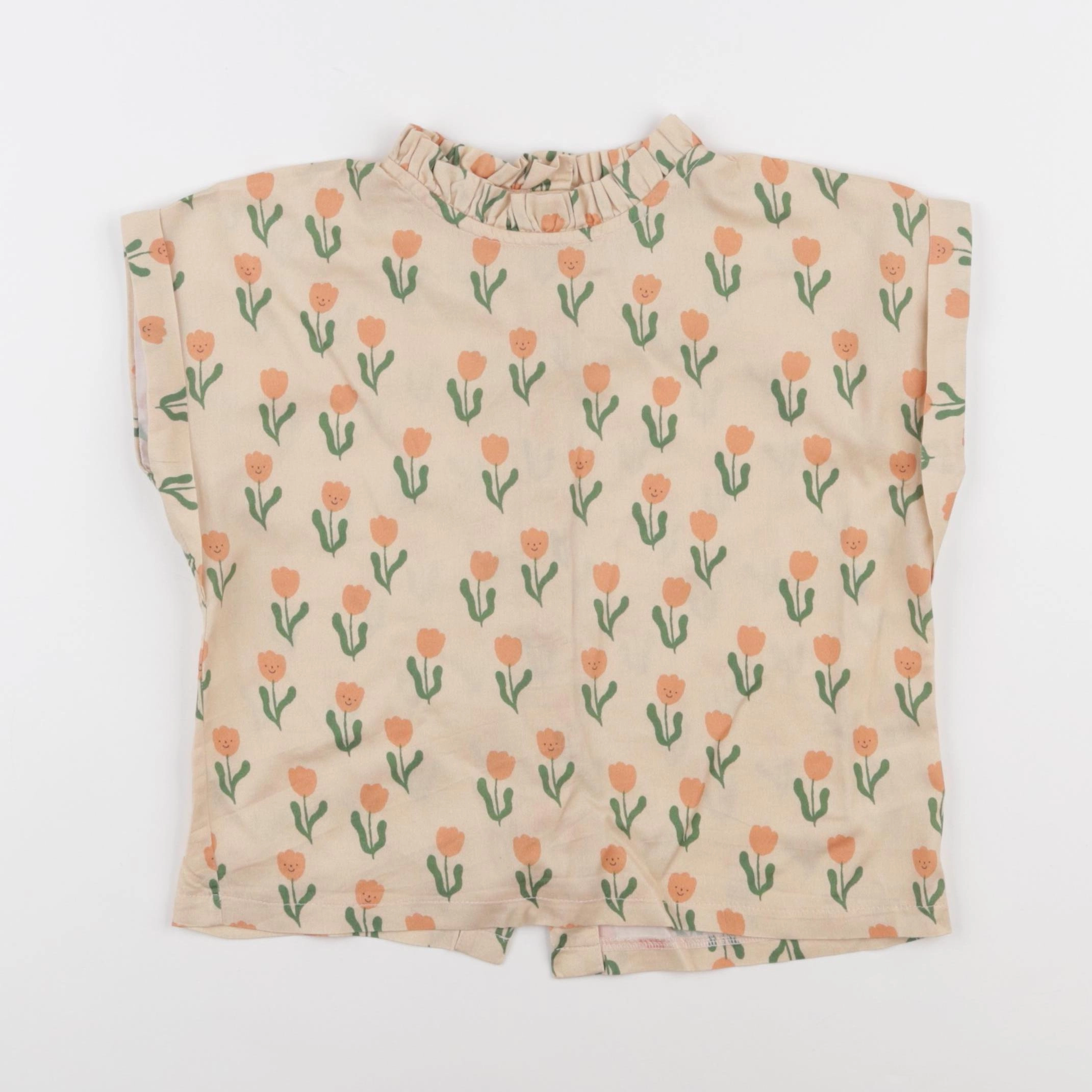 Apaches Collections - blouse orange - 4 ans