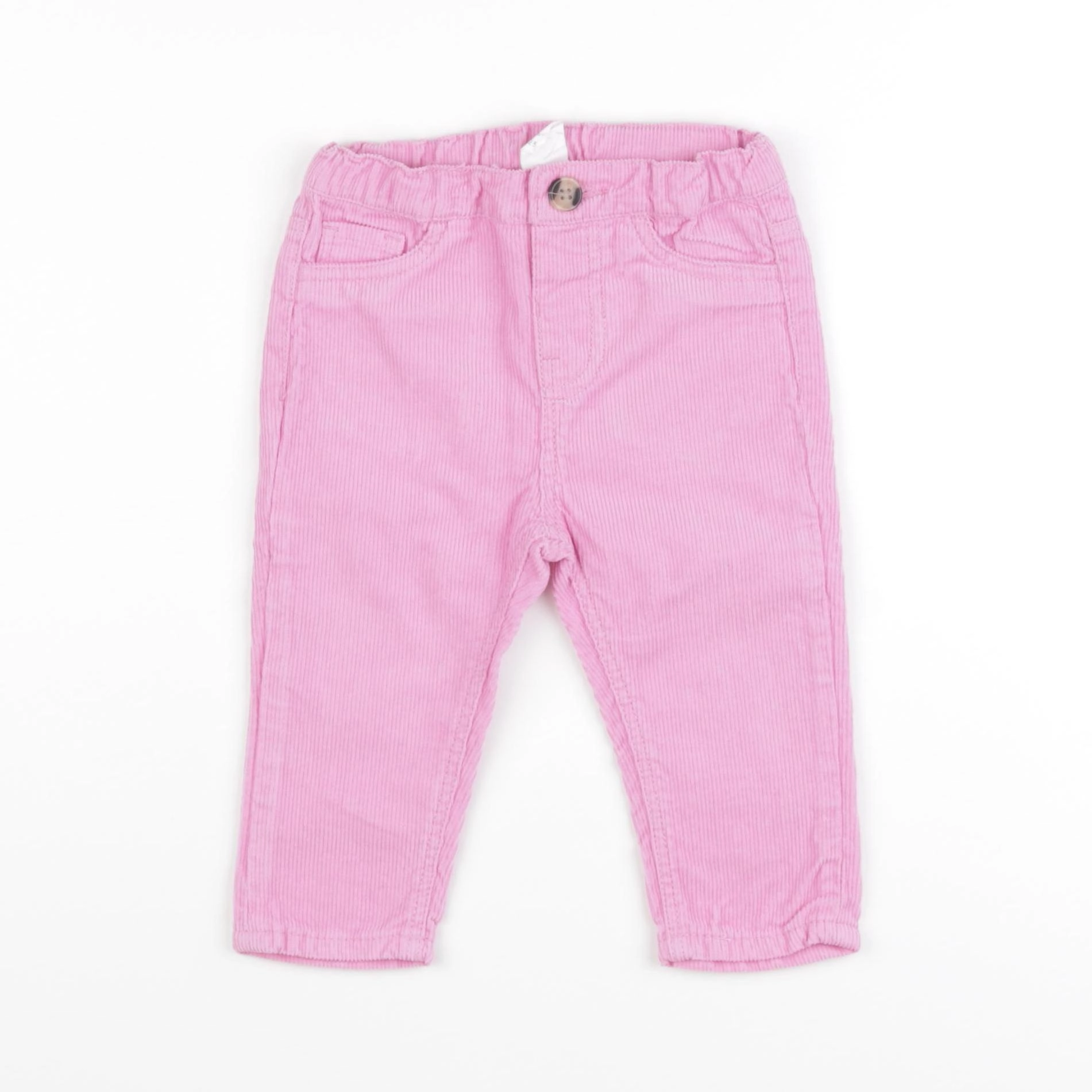 H&M - pantalon rose - 6/9 mois