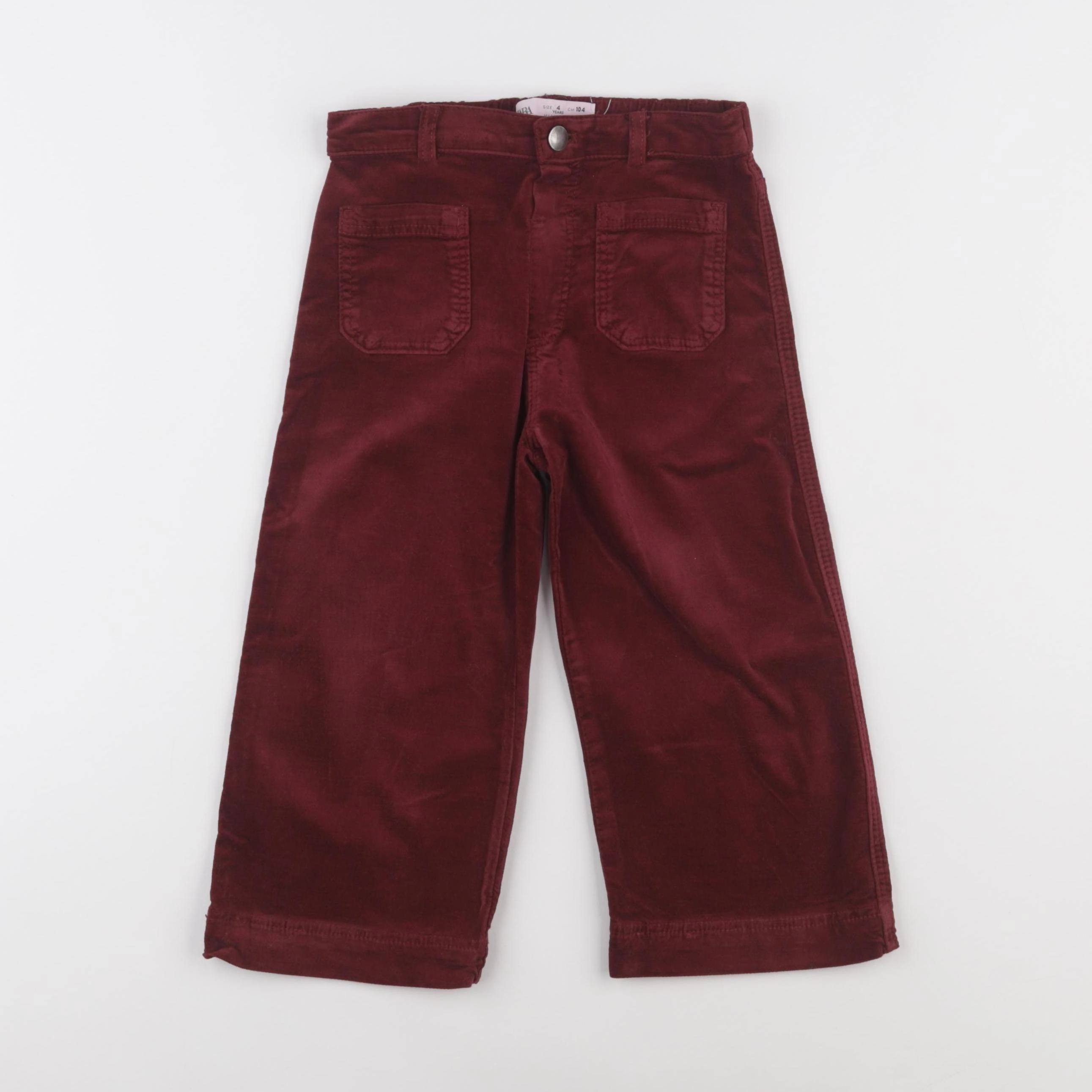 Zara - pantalon rouge - 4 ans