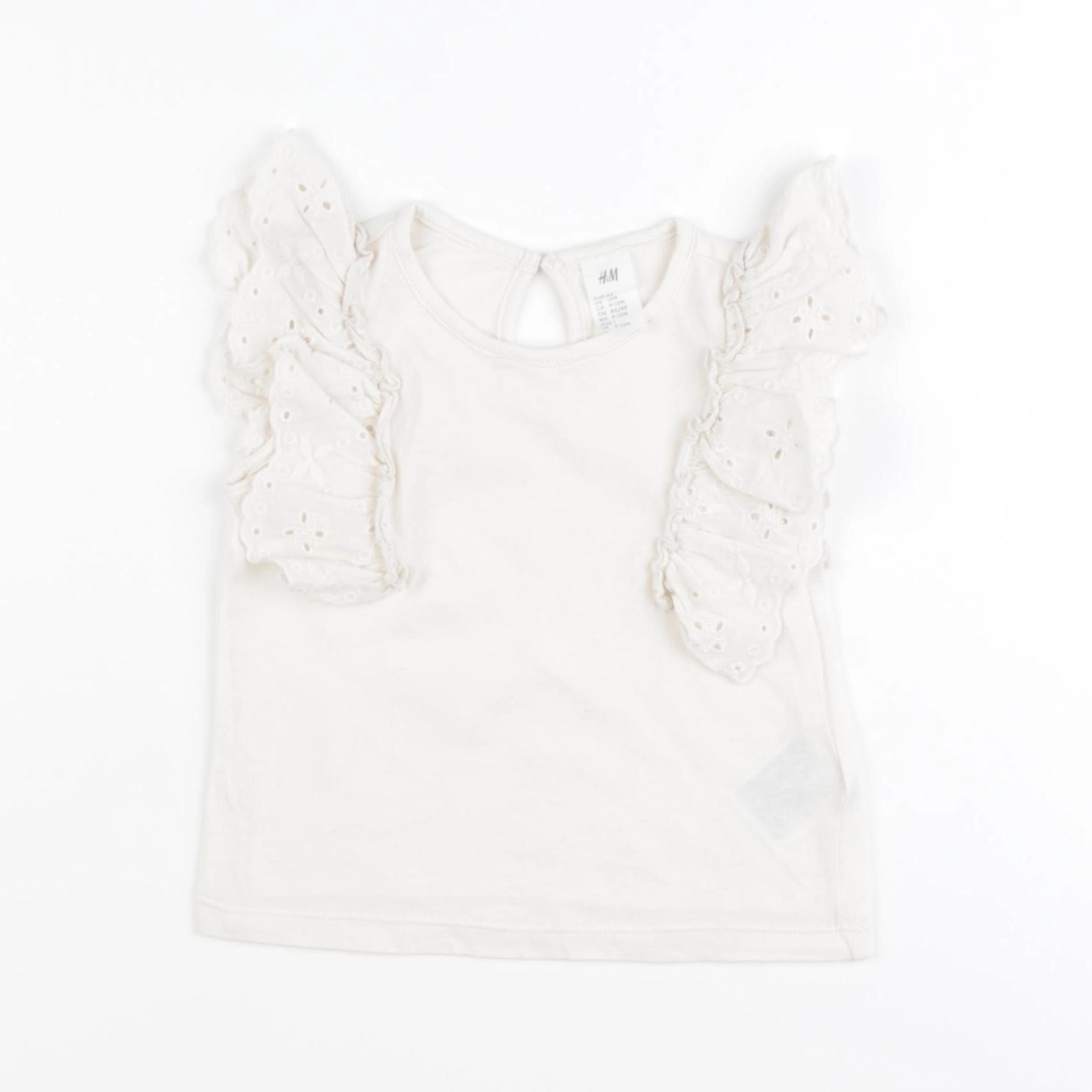 H&M - tee-shirt blanc - 12 mois