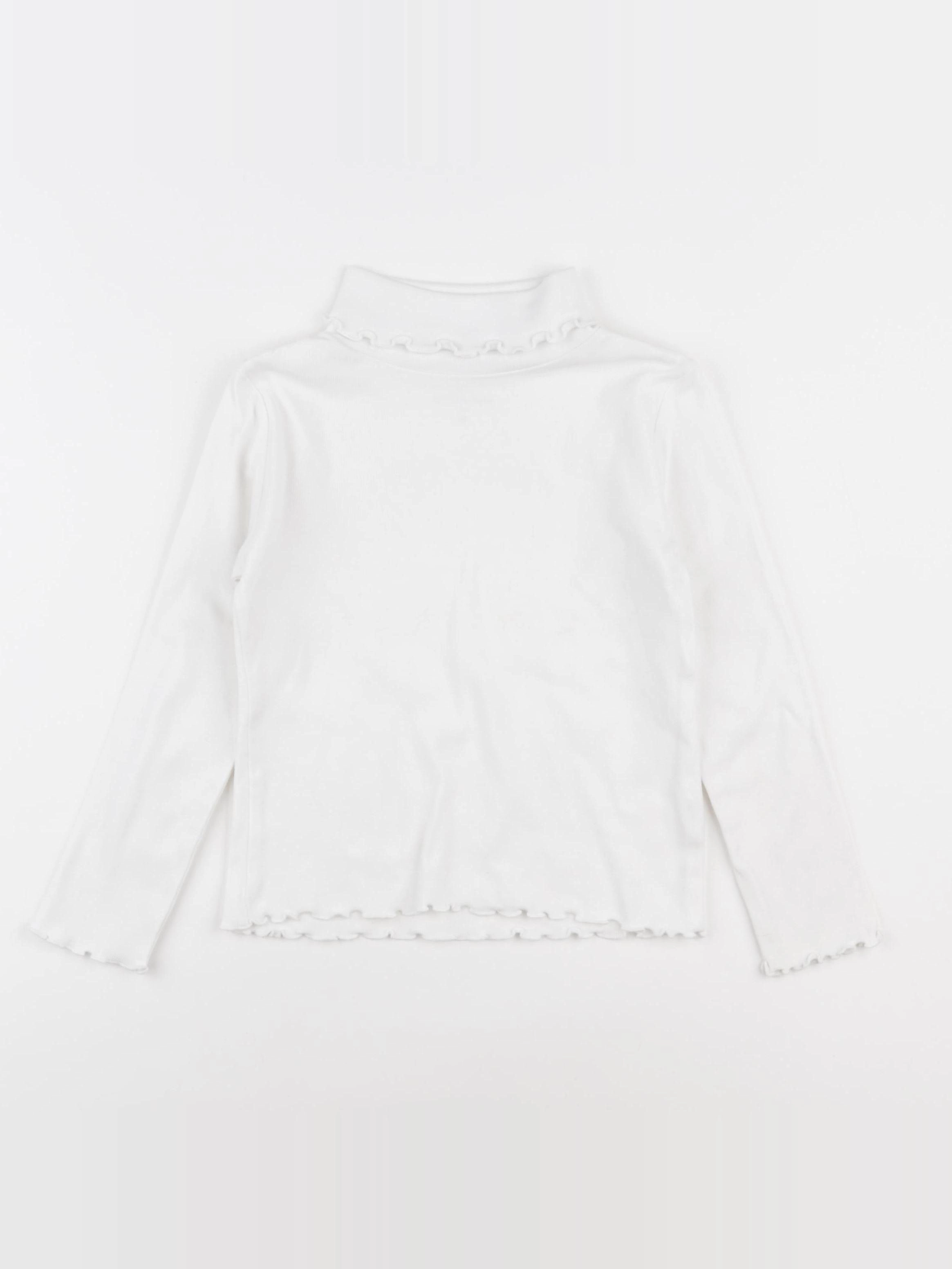 Cyrillus - sous-pull blanc - 6 ans