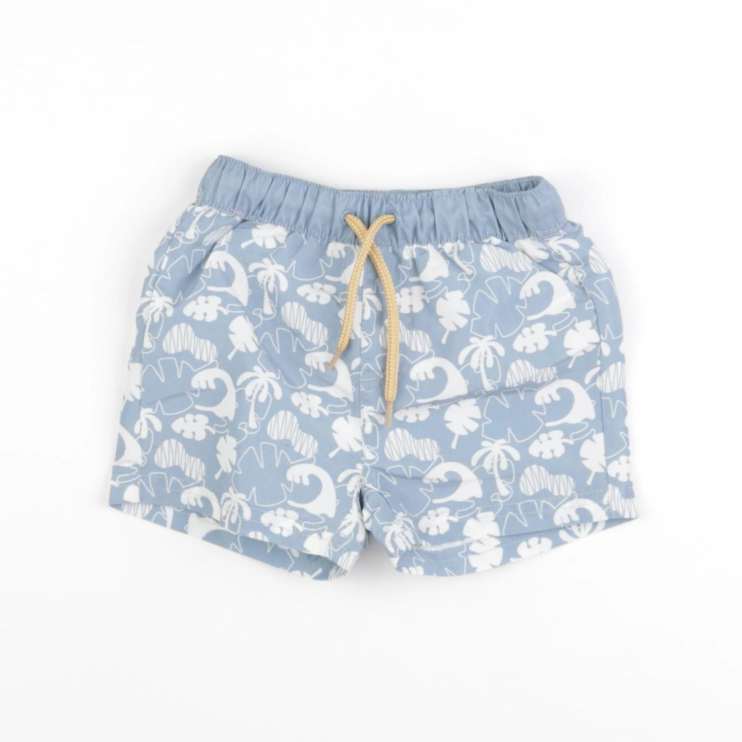 Vertbaudet - maillot de bain bleu - 9 mois
