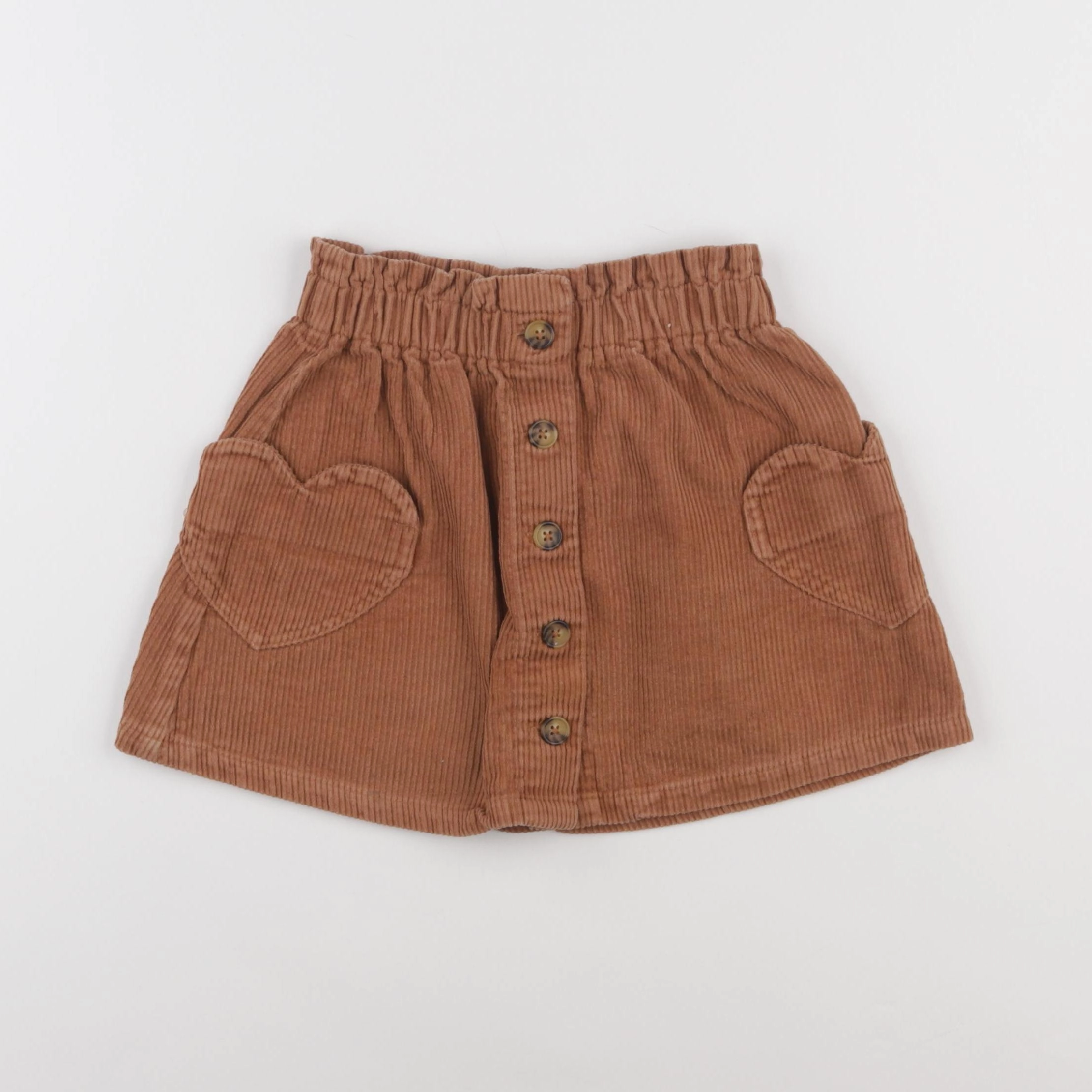 Vertbaudet - jupe marron - 7 ans