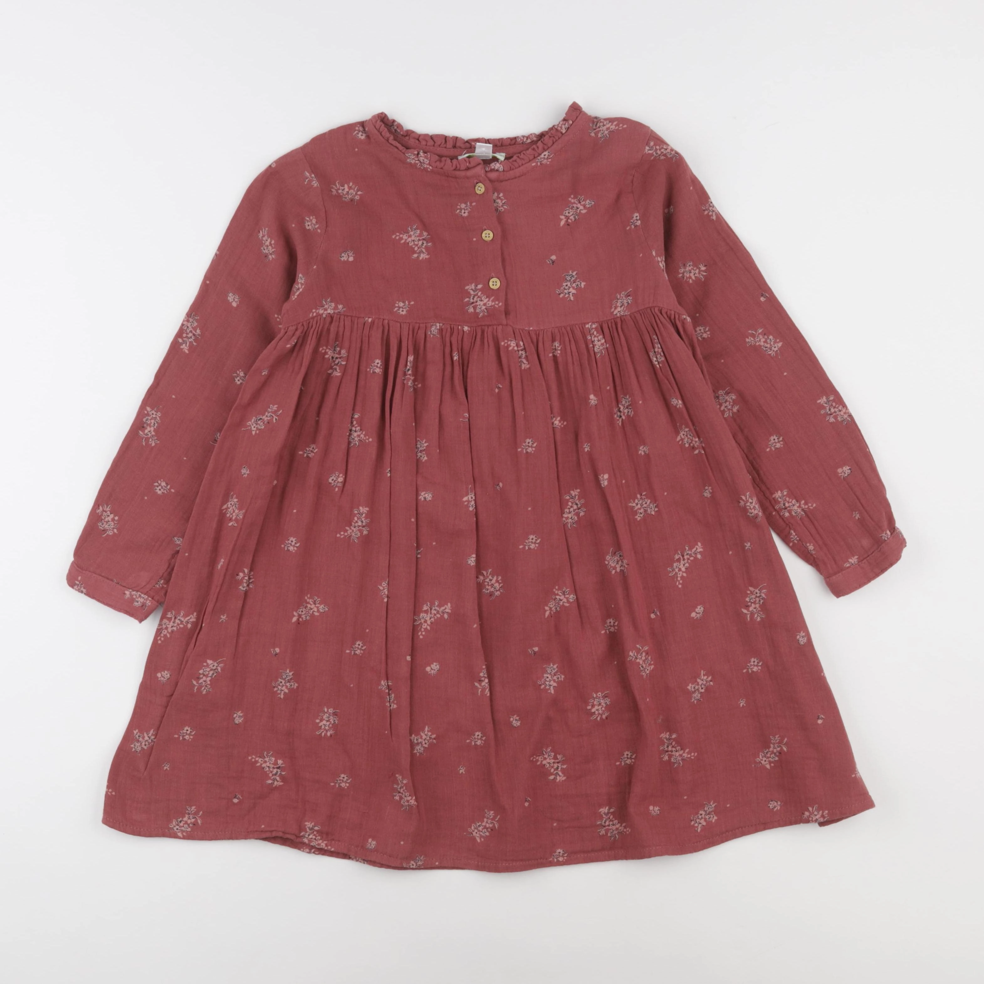 Vertbaudet - robe rose - 6 ans