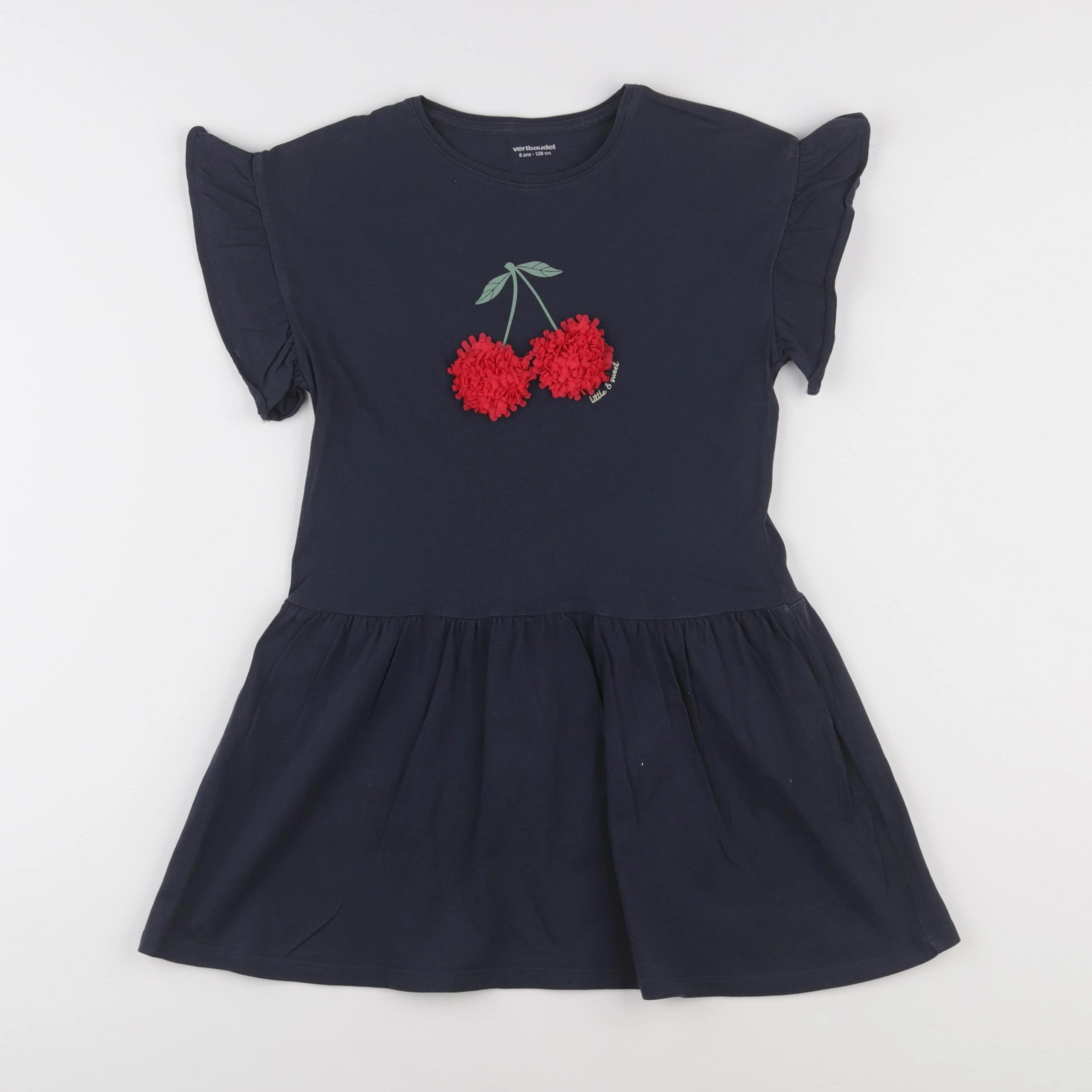 Vertbaudet - robe bleu - 8 ans