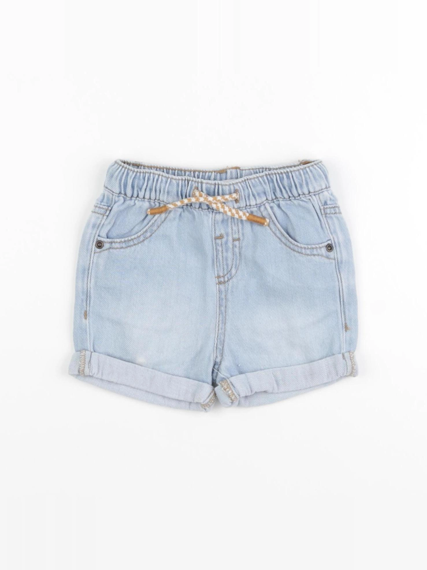 Vertbaudet - short bleu - 9 mois
