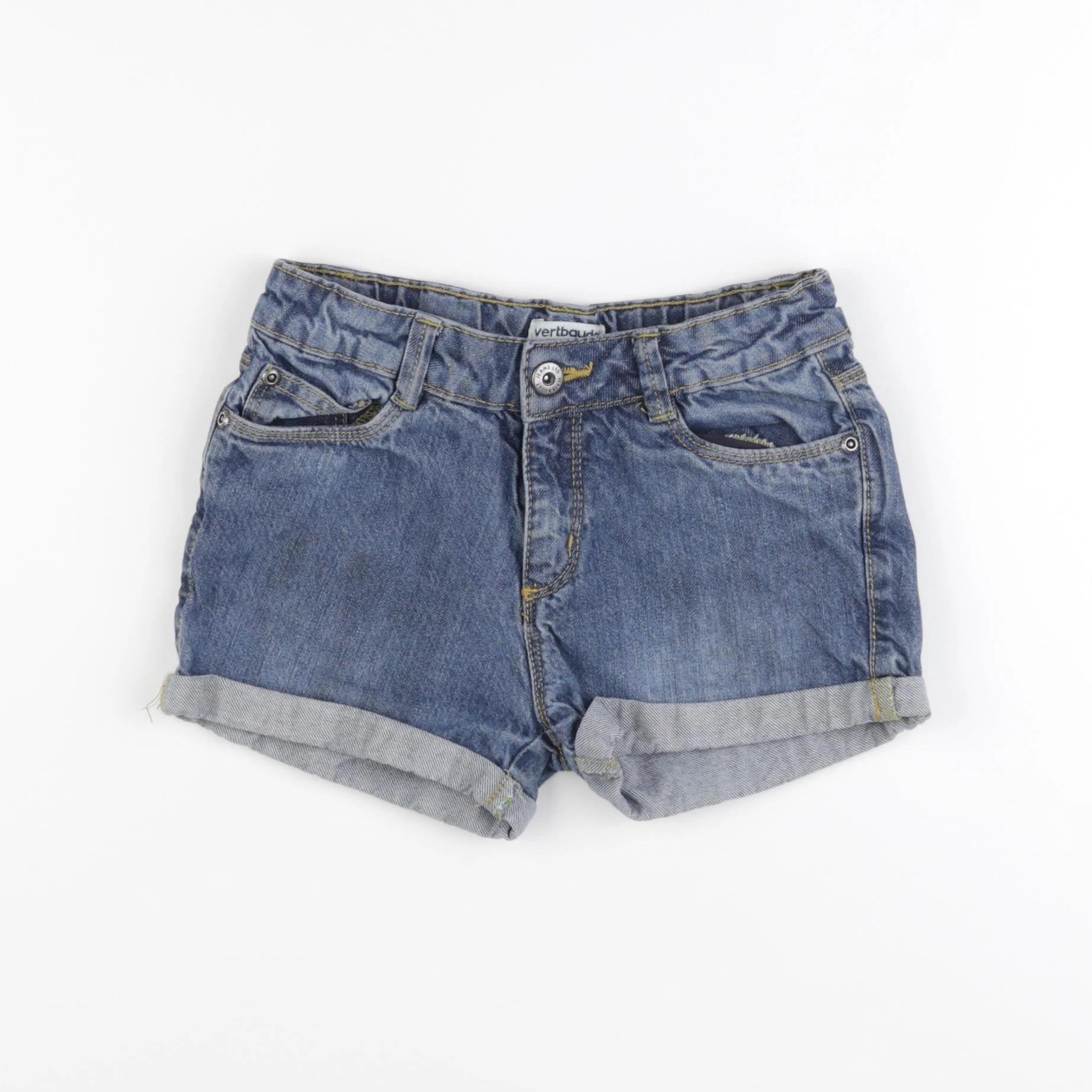 Vertbaudet - short bleu - 7 ans