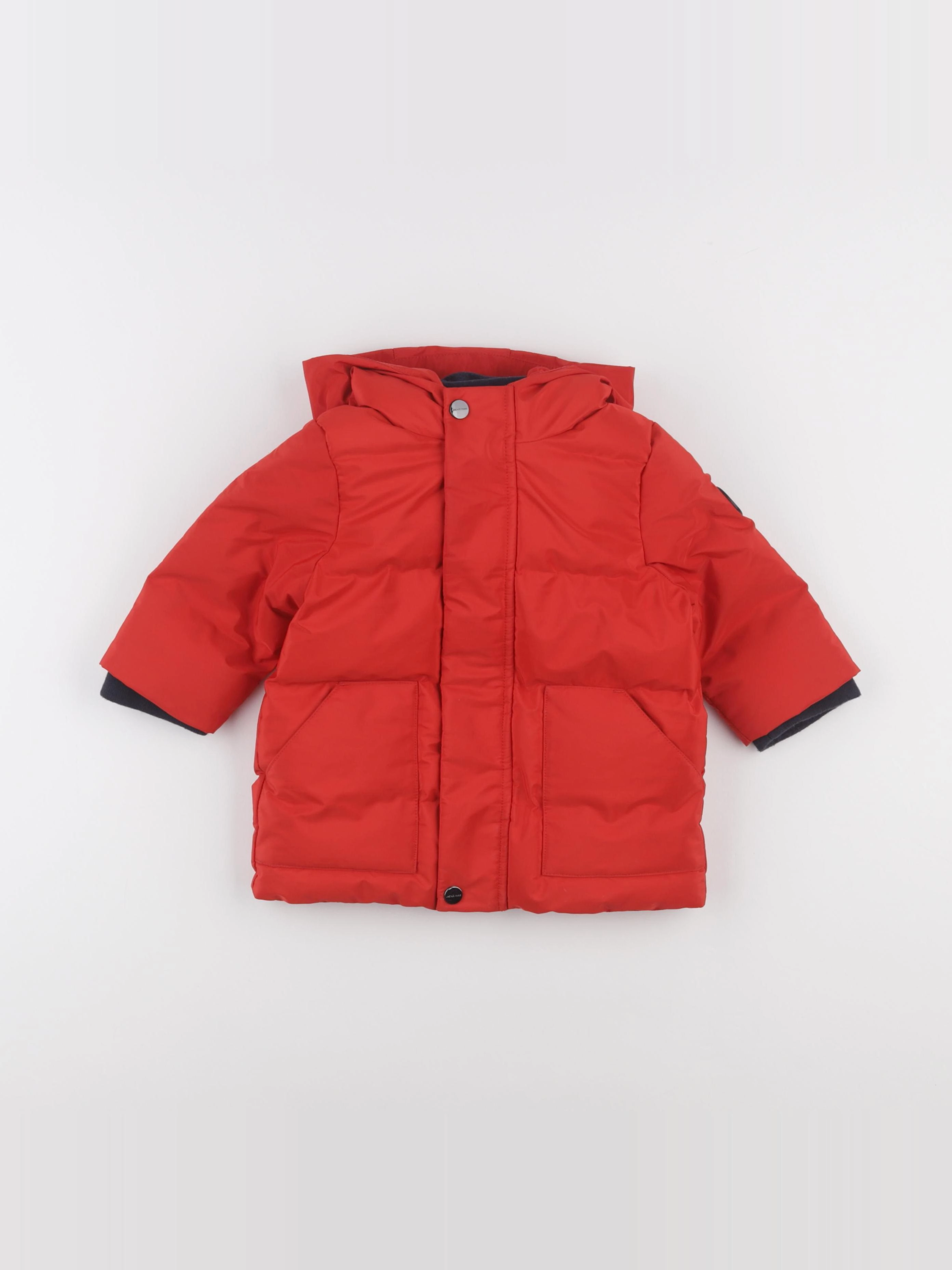 Jacadi - manteau orange - 12 mois