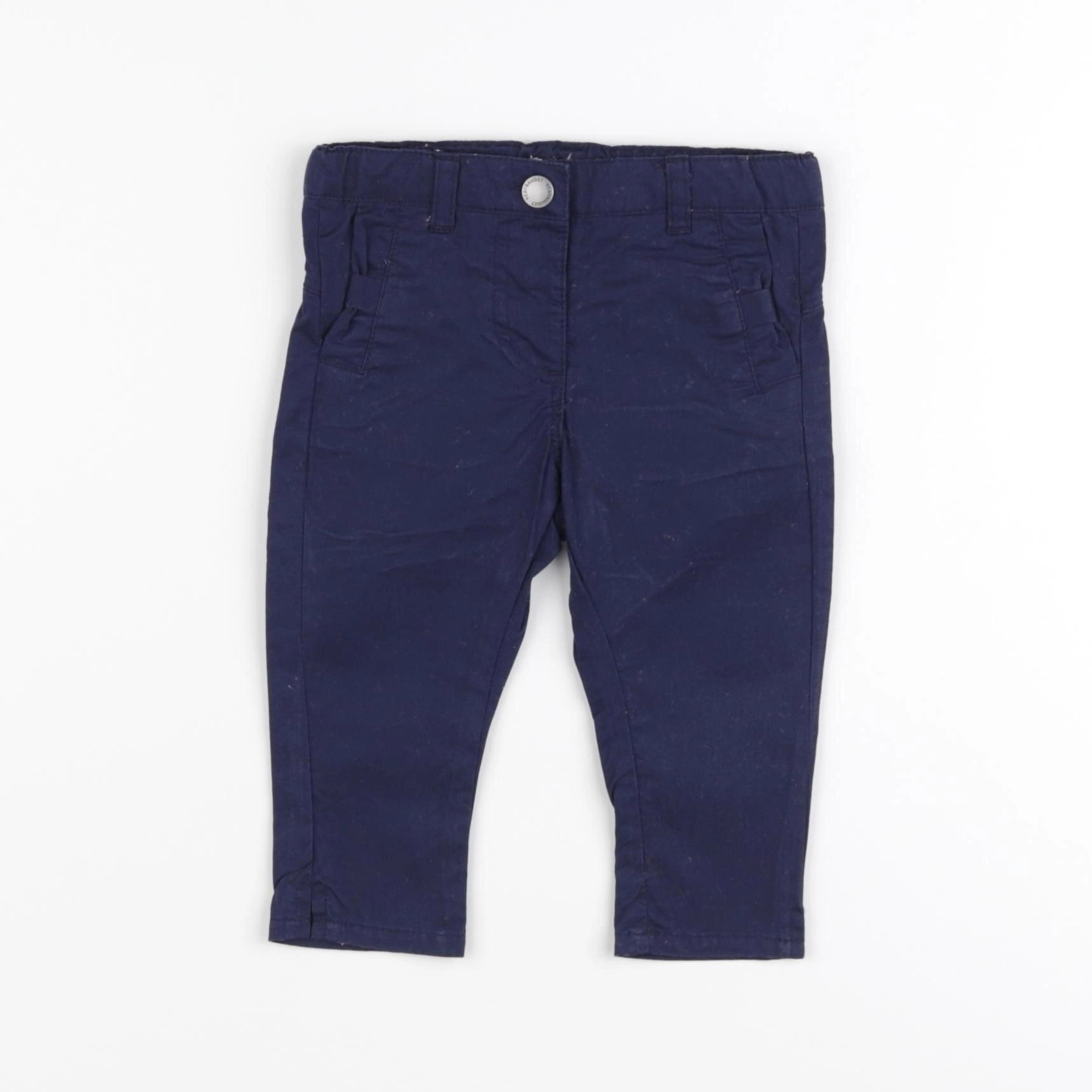 Vertbaudet - pantalon bleu - 6 mois