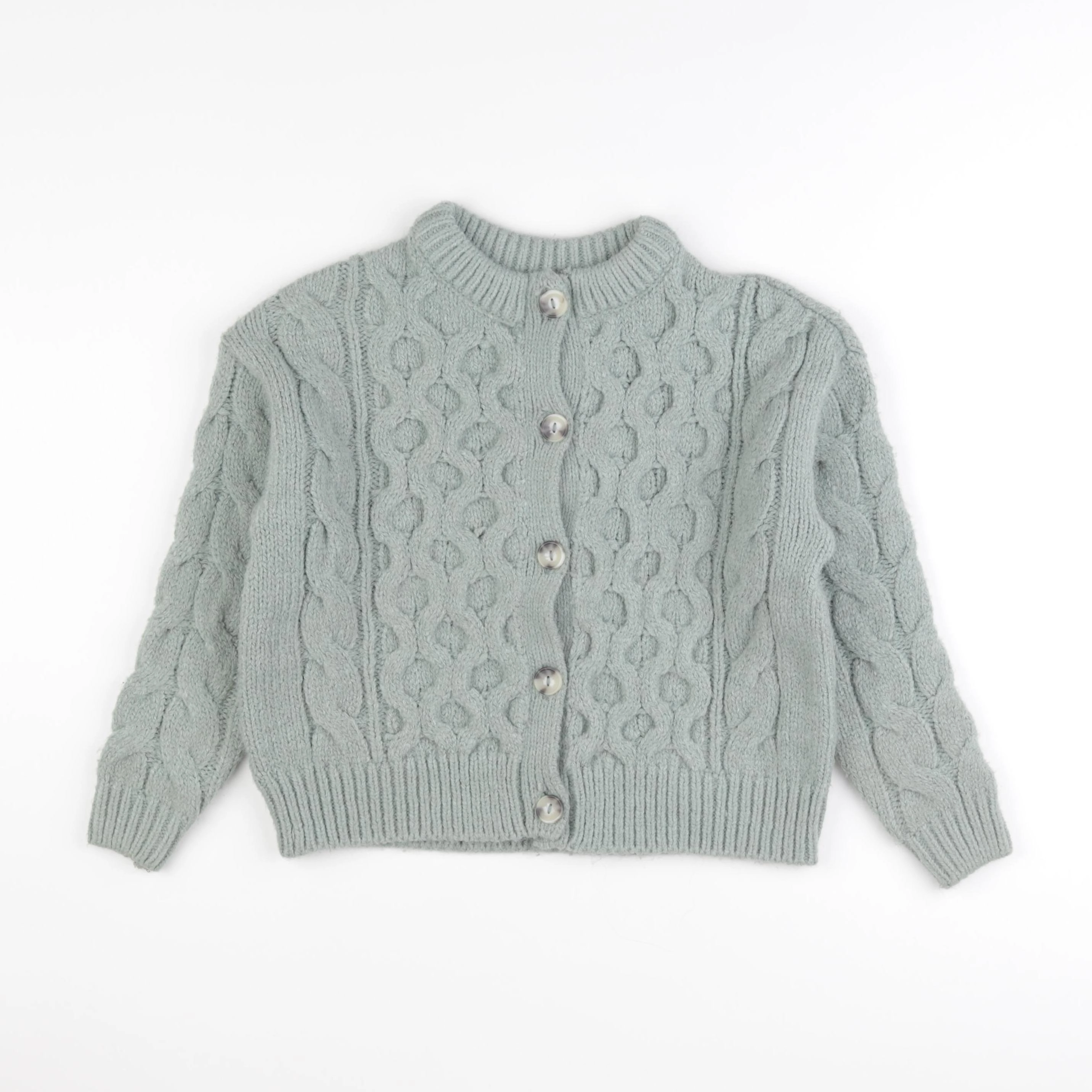 Vertbaudet - gilet vert - 10 ans