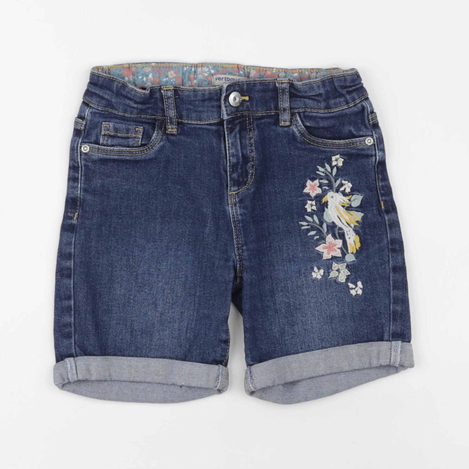 Vertbaudet - short bleu - 10 ans