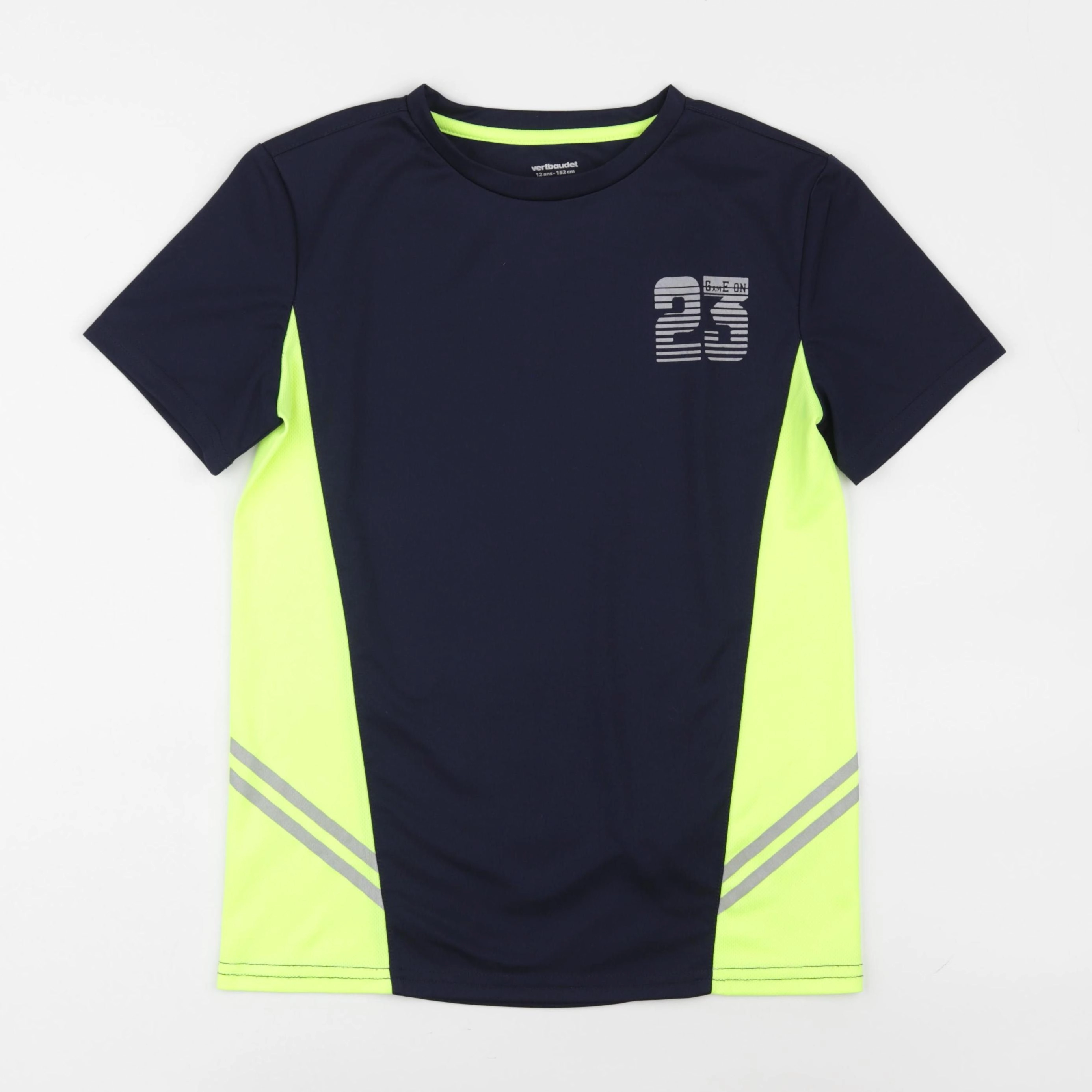 Vertbaudet - tee-shirt de sport bleu - 12 ans