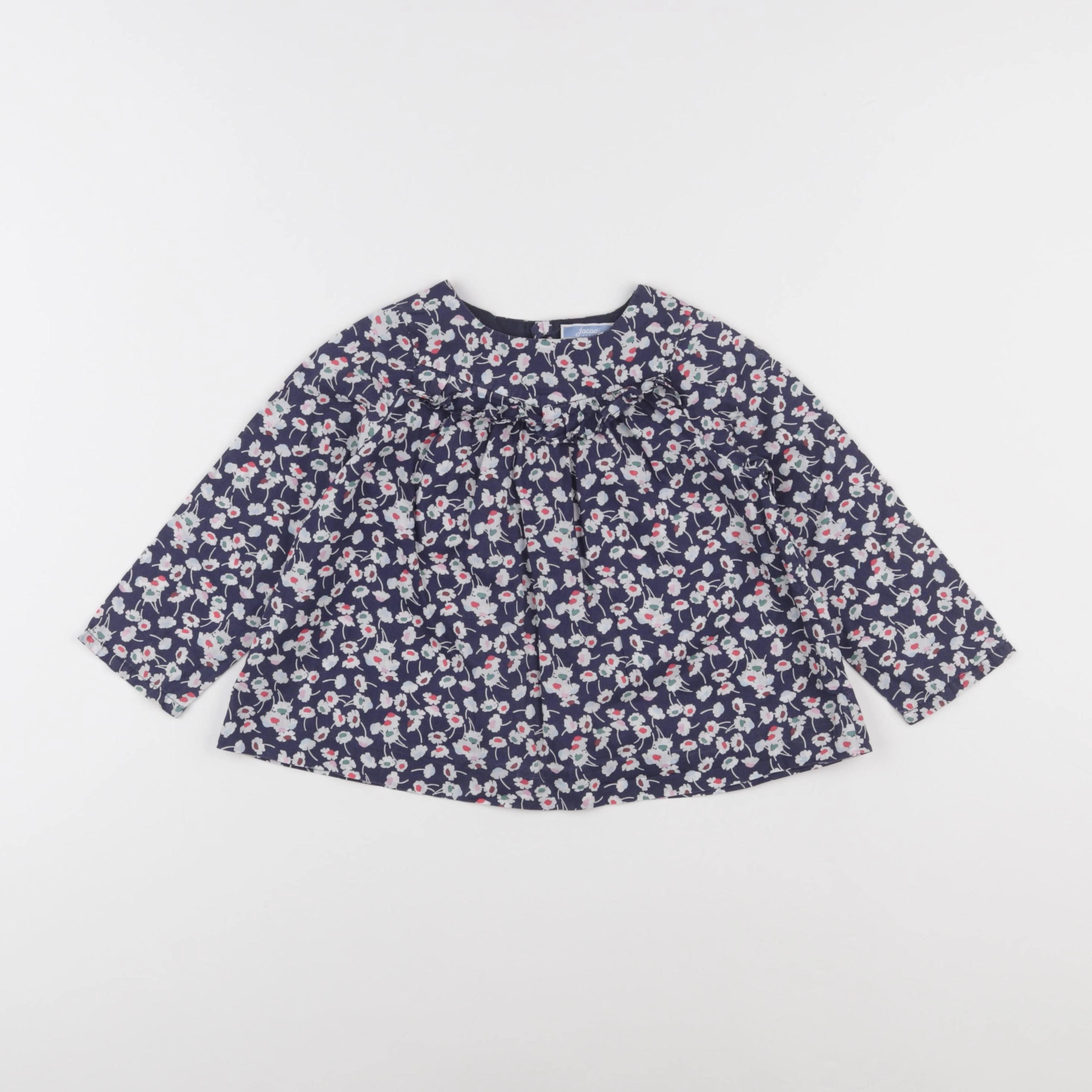 Jacadi - blouse liberty bleu - 36 mois