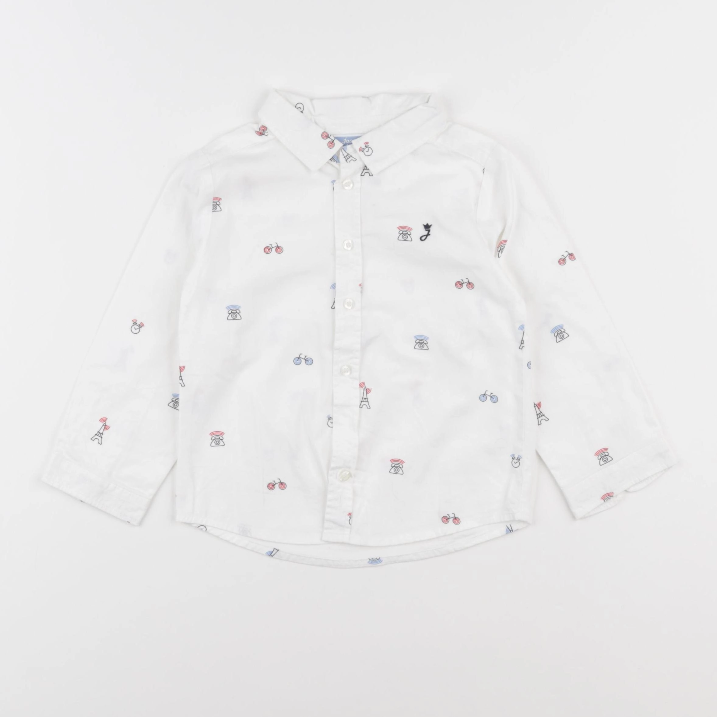 Jacadi - chemise blanc - 24 mois