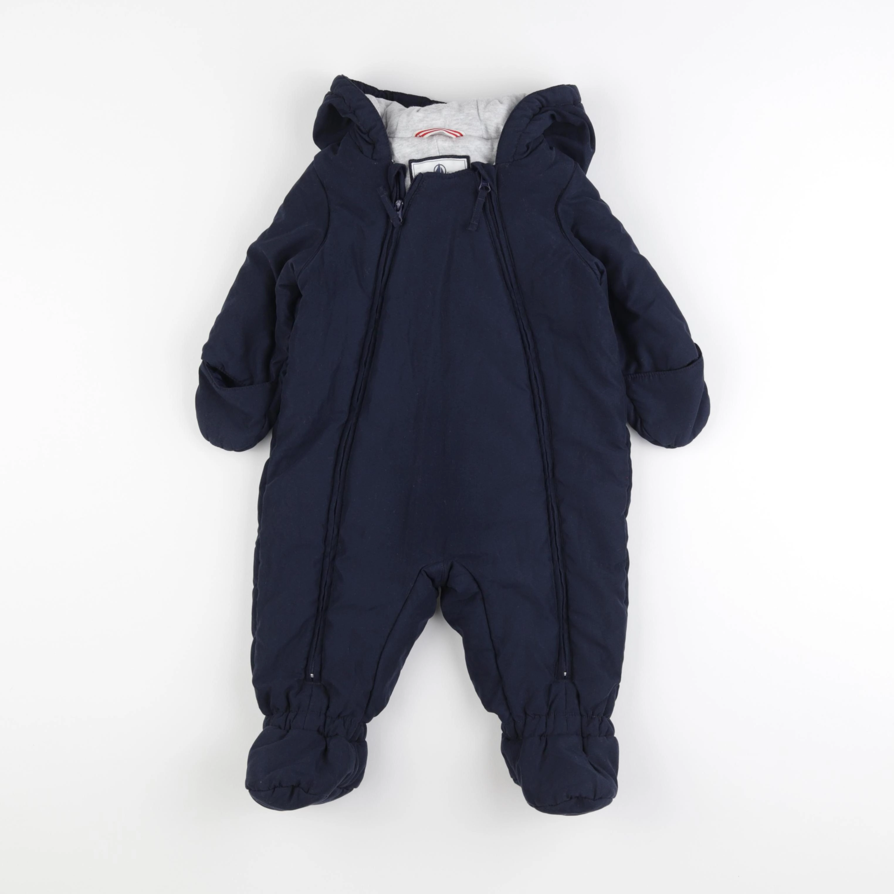 Petit Bateau - combi-pilote bleu - 12 mois