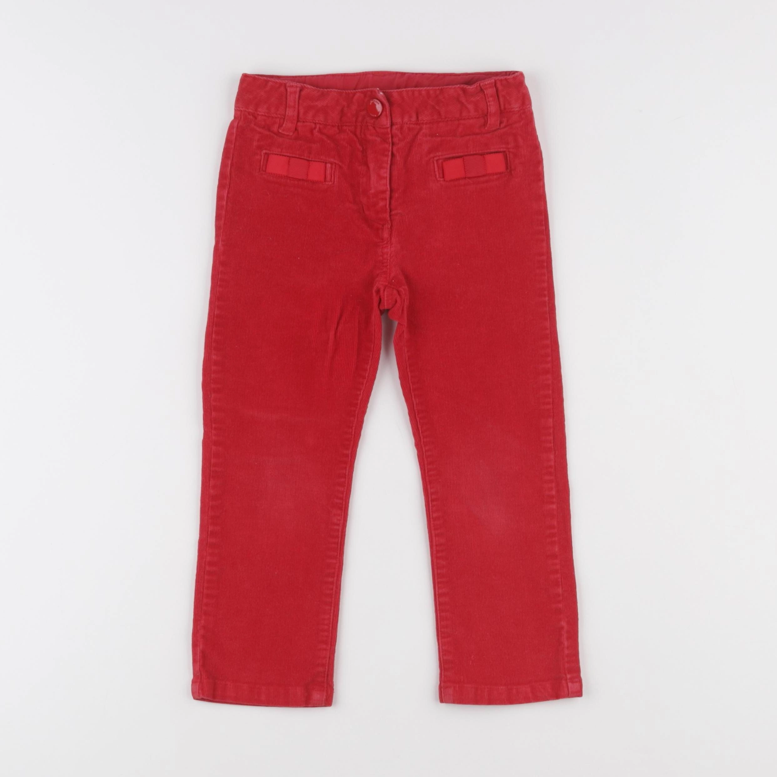 Jacadi - pantalon rouge - 36 mois