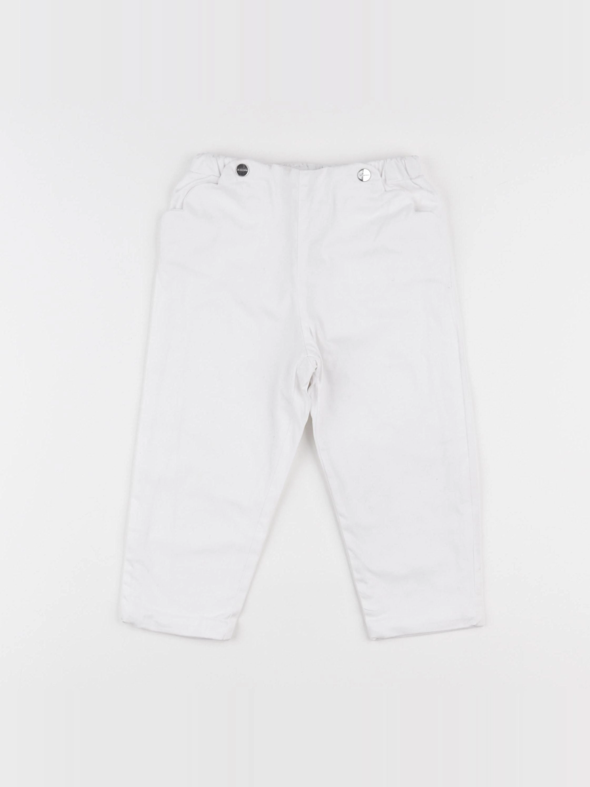 Jacadi - pantalon blanc - 24 mois