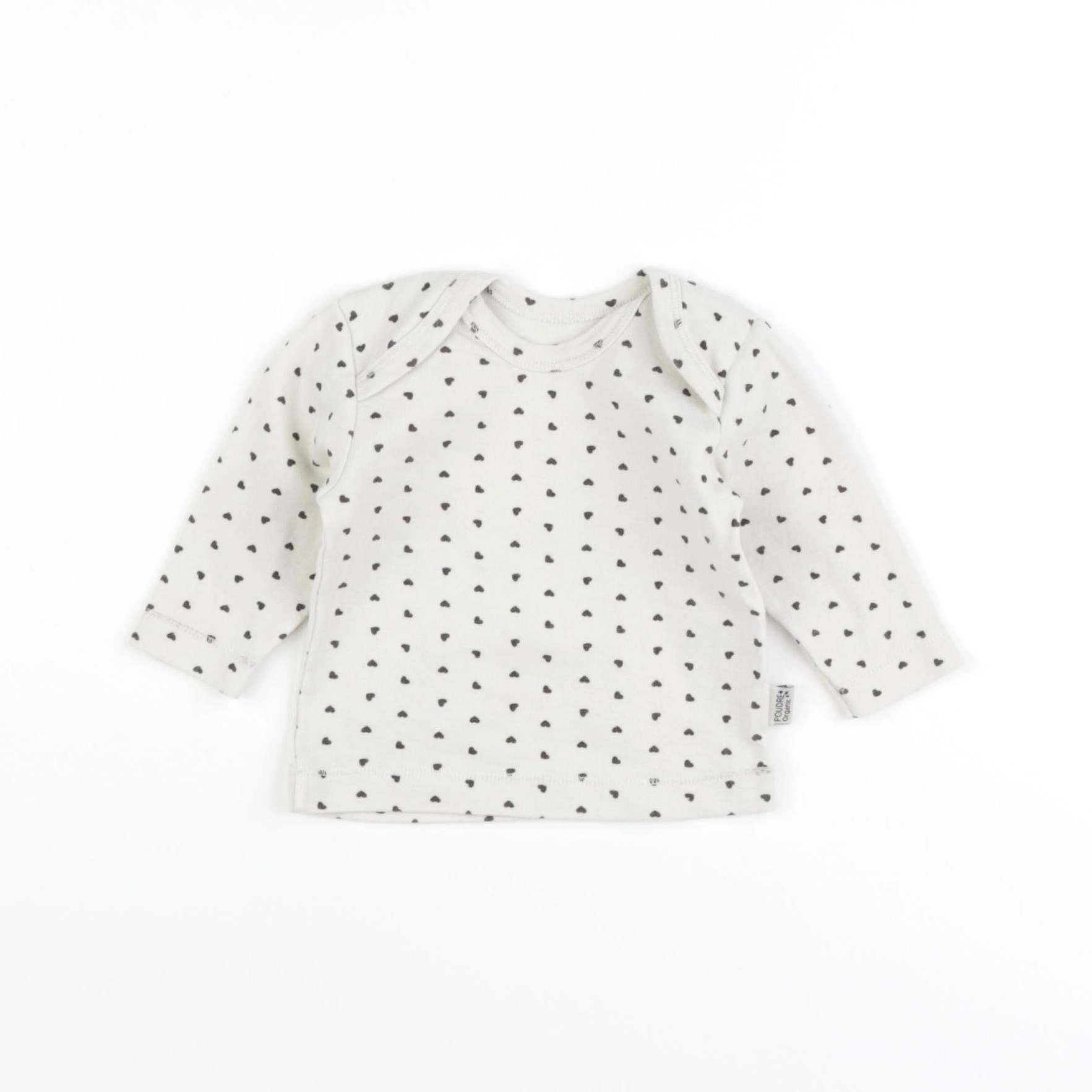 Poudre Organic - tee-shirt beige - 3 mois