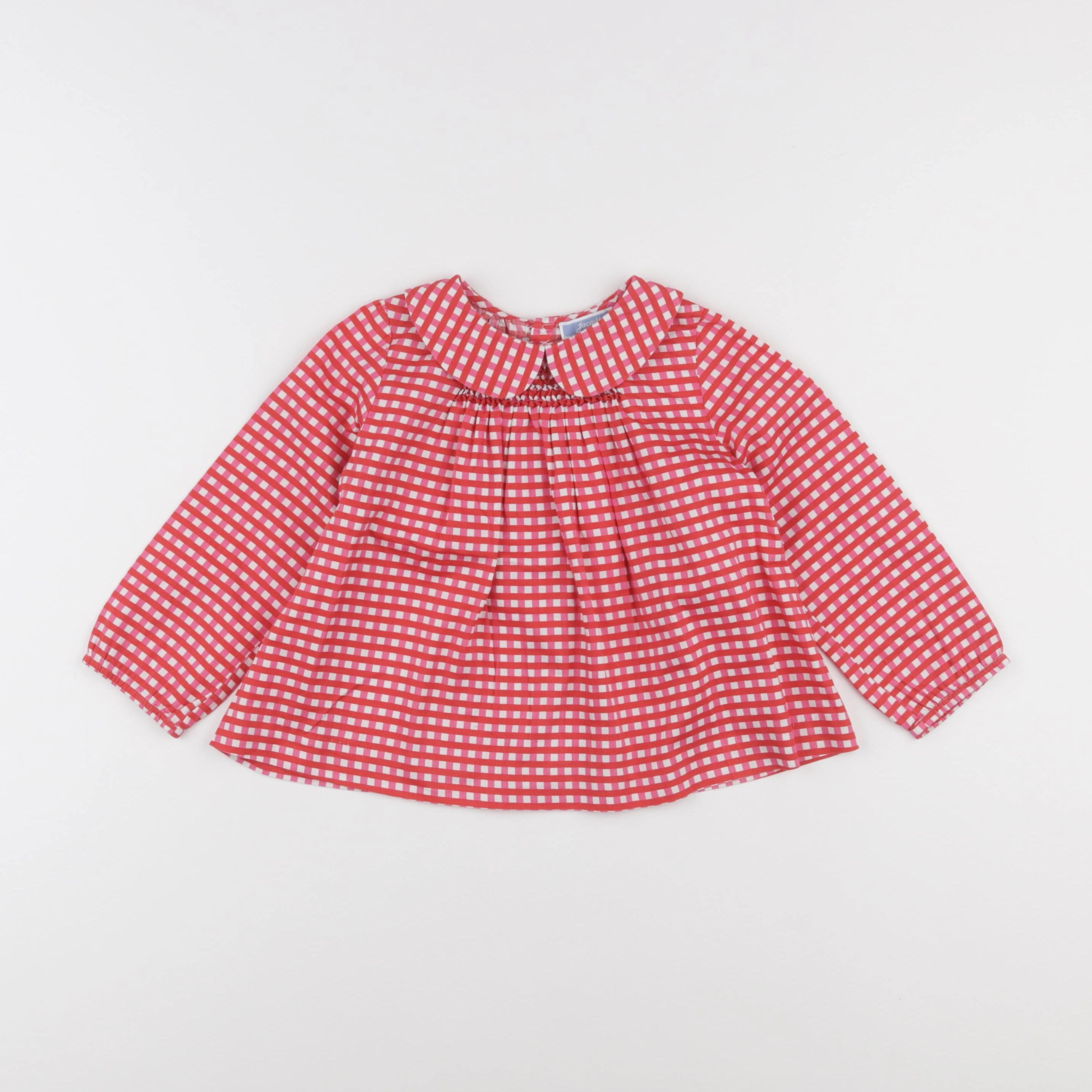 Jacadi - blouse rouge, rose - 36 mois
