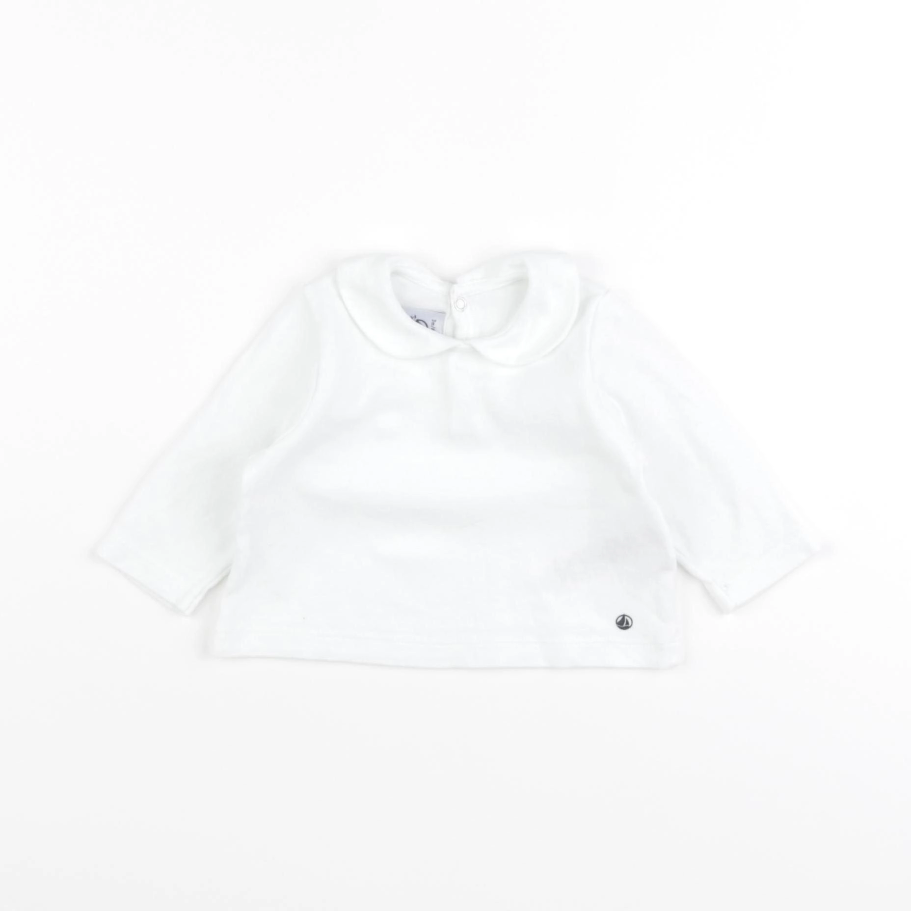 Petit Bateau - tee-shirt blanc - 3 mois