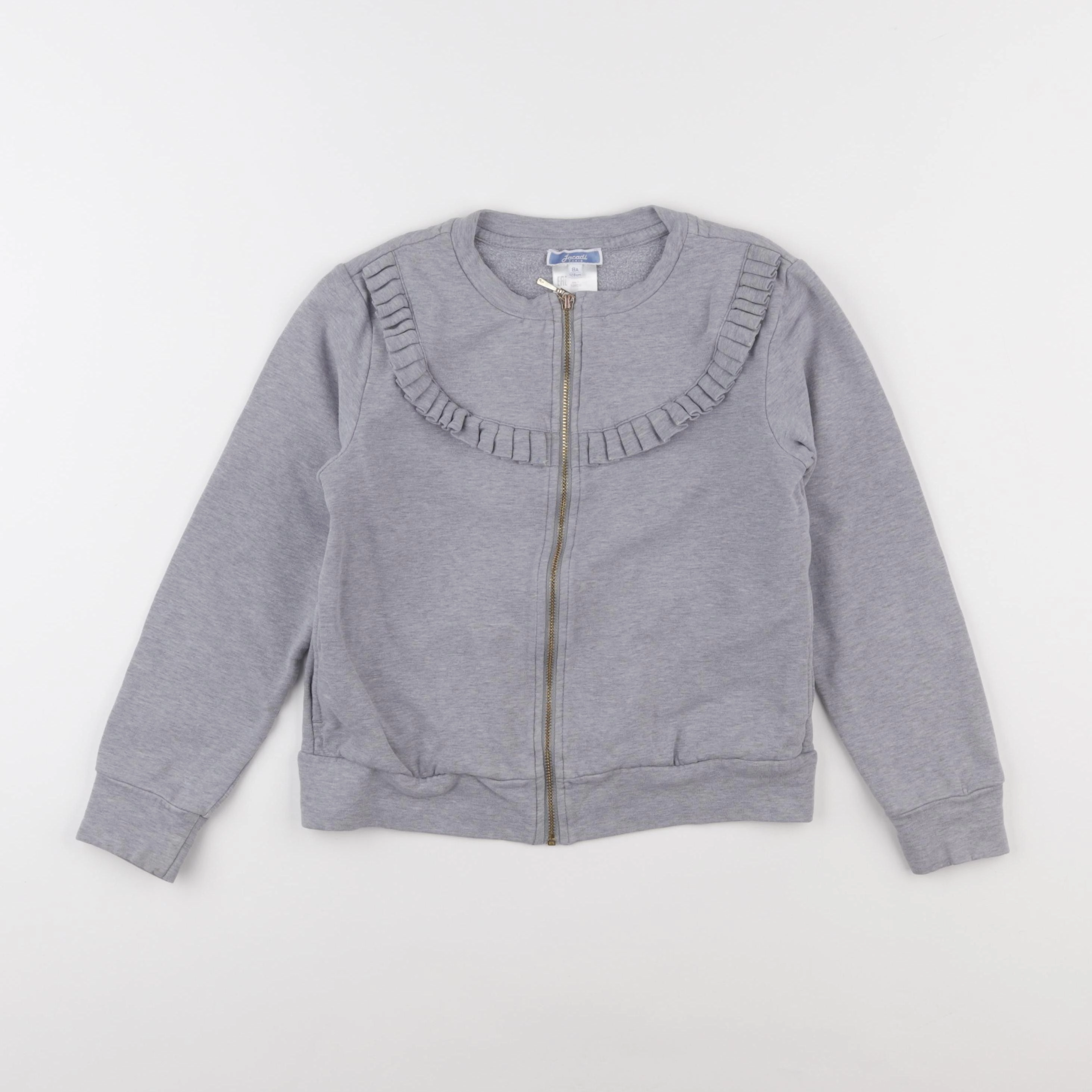 Jacadi - sweat gris - 8 ans