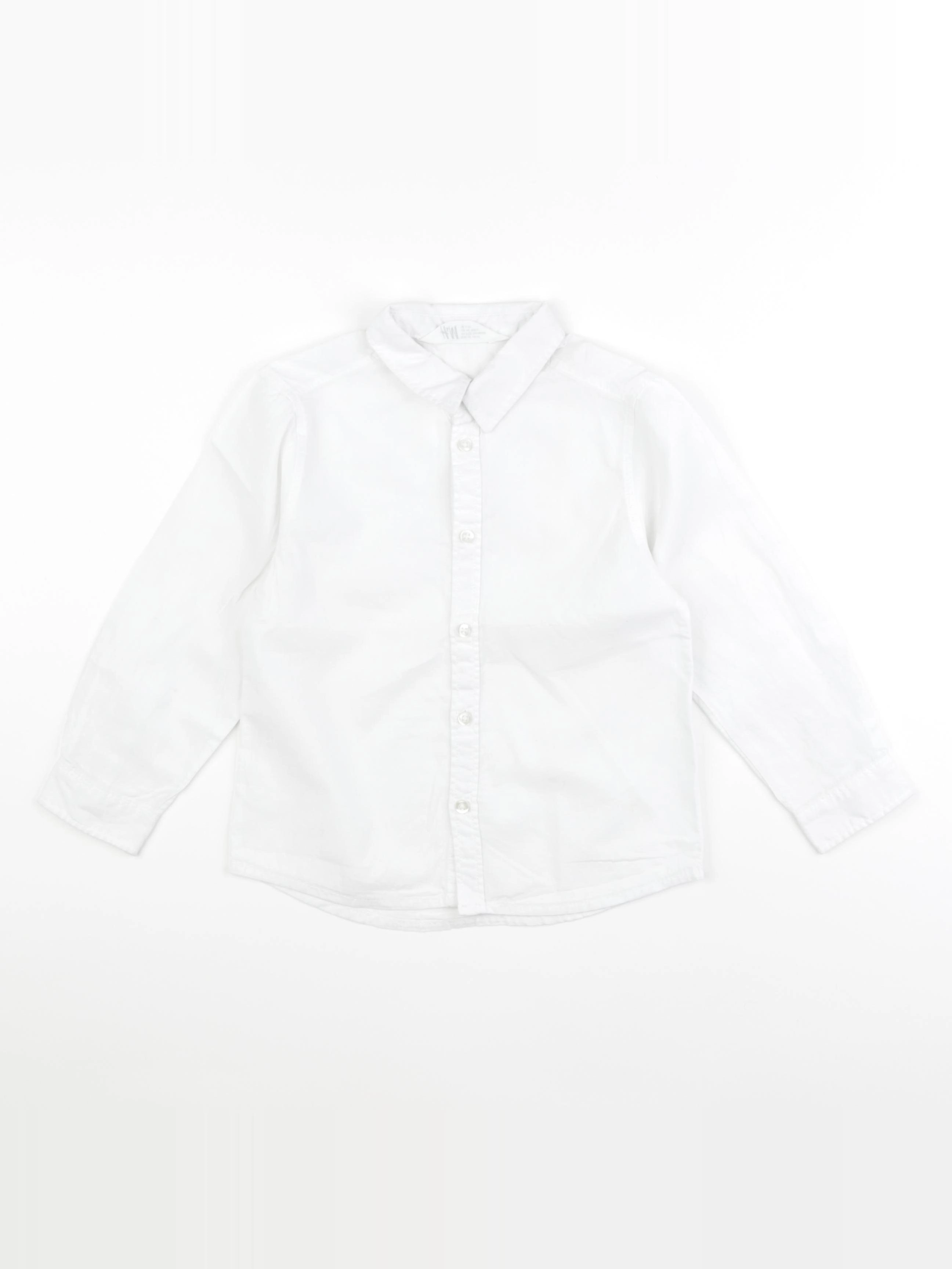 H&M - chemise blanc - 4/5 ans