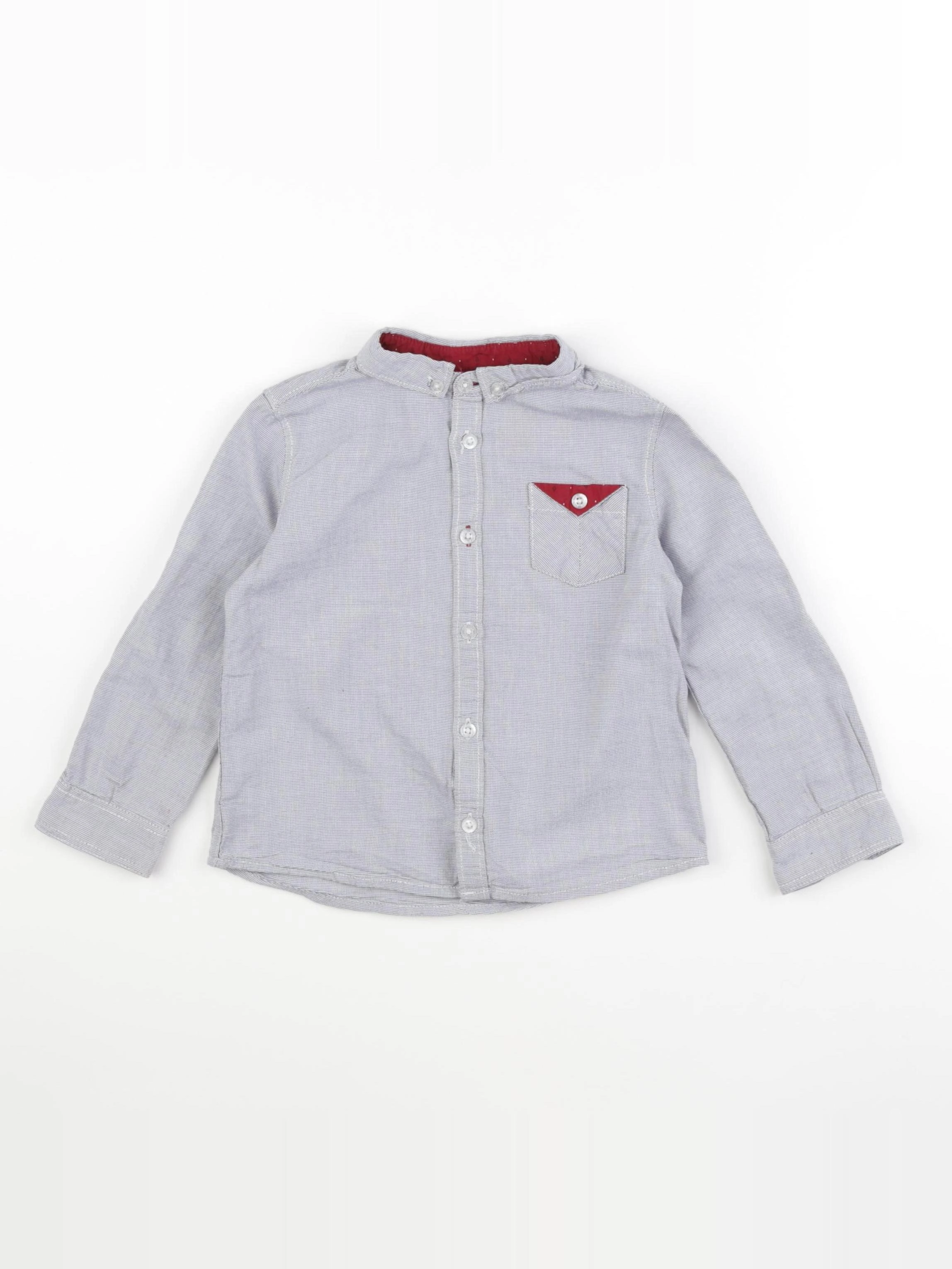 Okaidi - chemise bleu - 3 ans