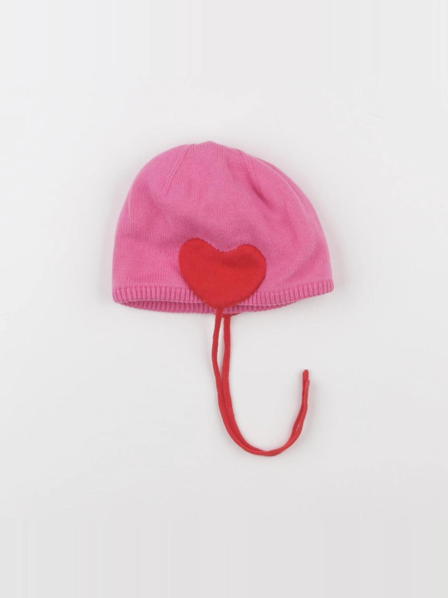 Jacadi - bonnet rose - 6 mois
