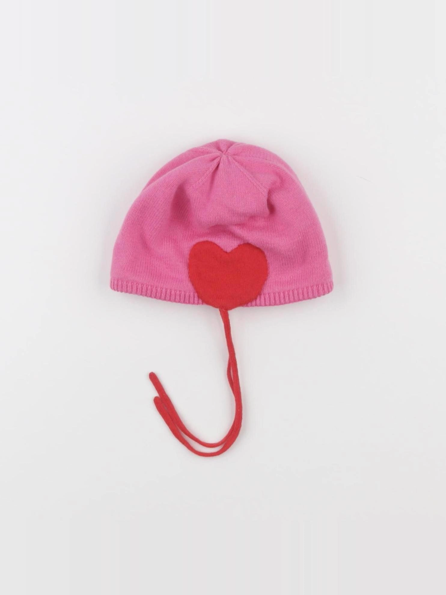 Jacadi - bonnet rose - 6 mois