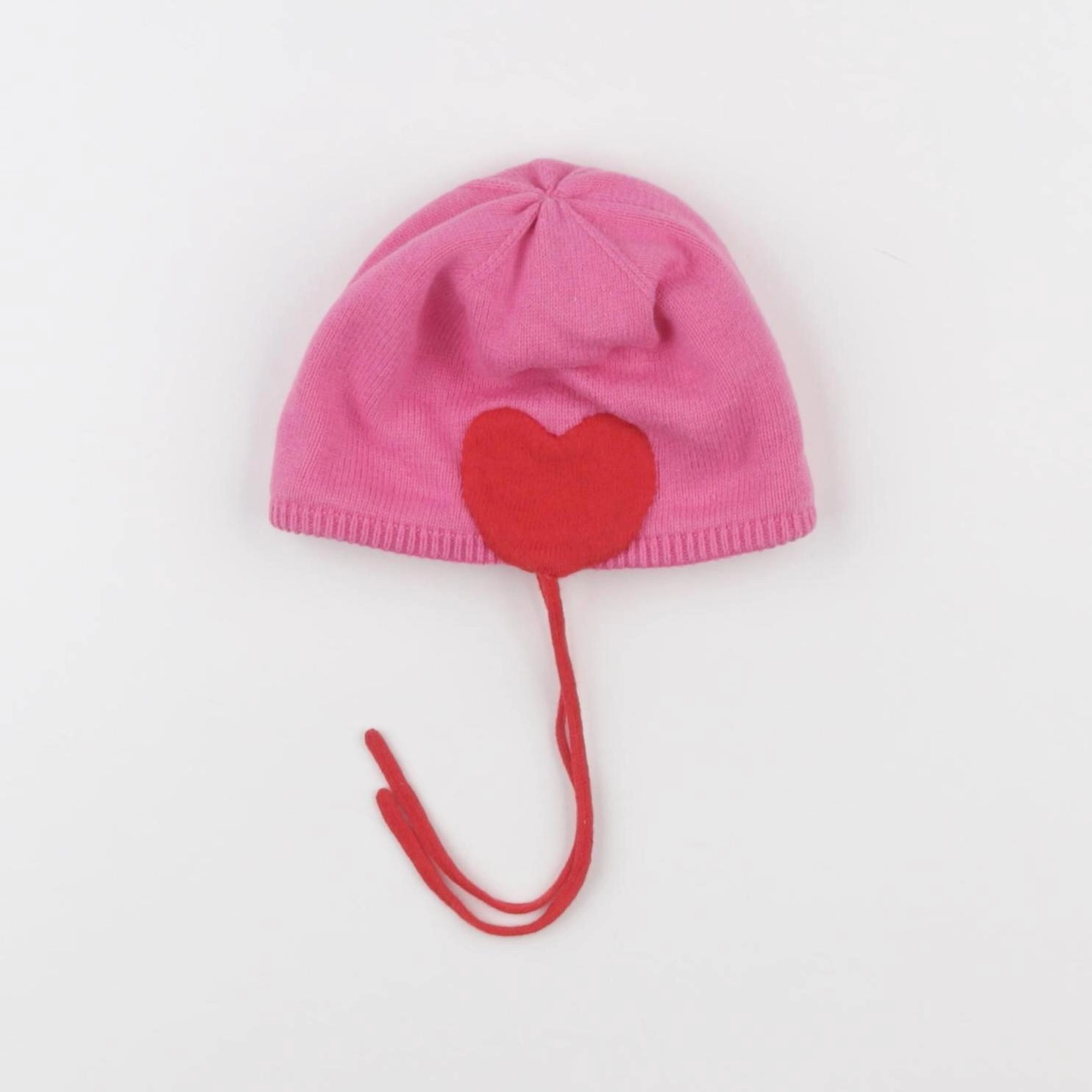Jacadi - bonnet rose - 6 mois