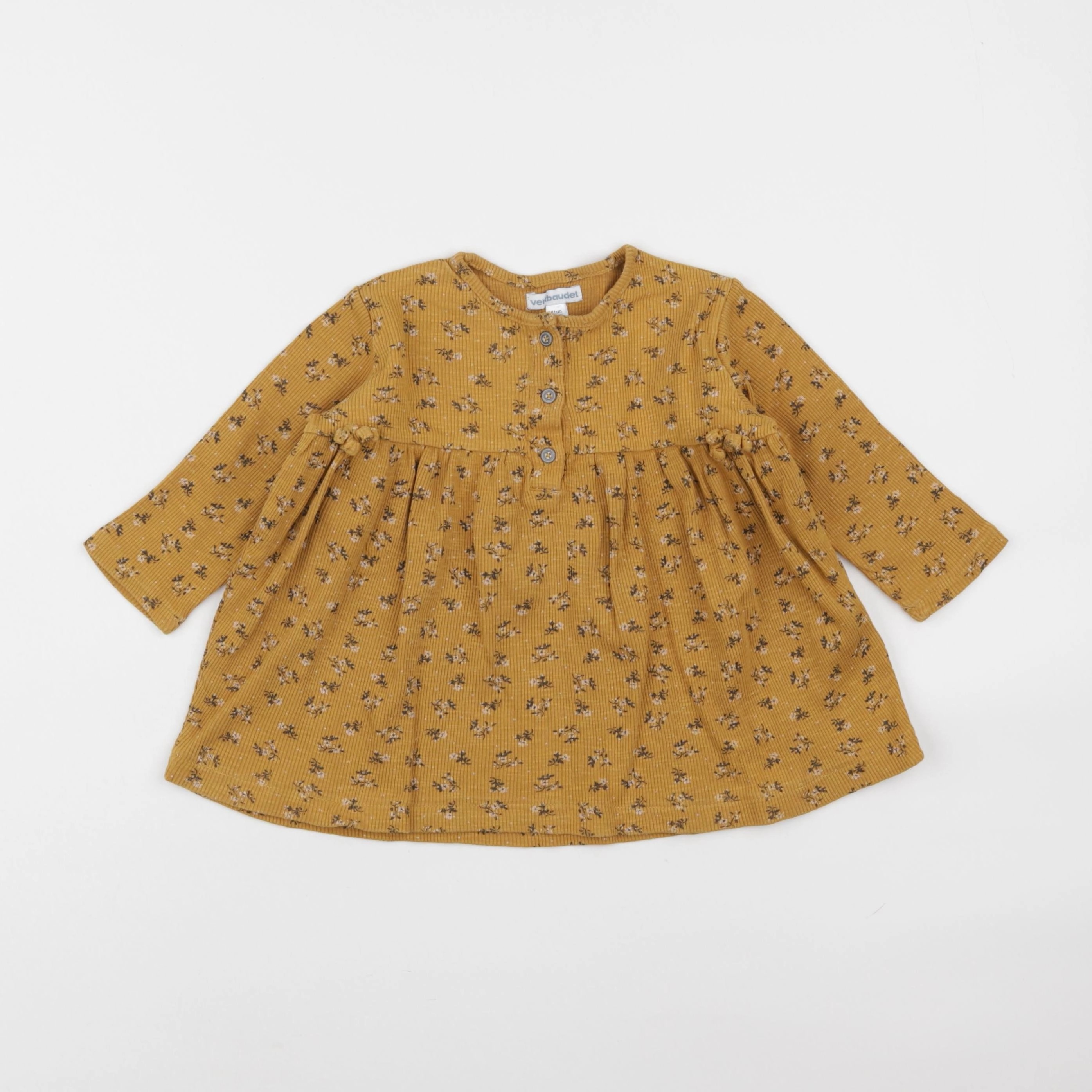 Vertbaudet - robe jaune - 18 mois
