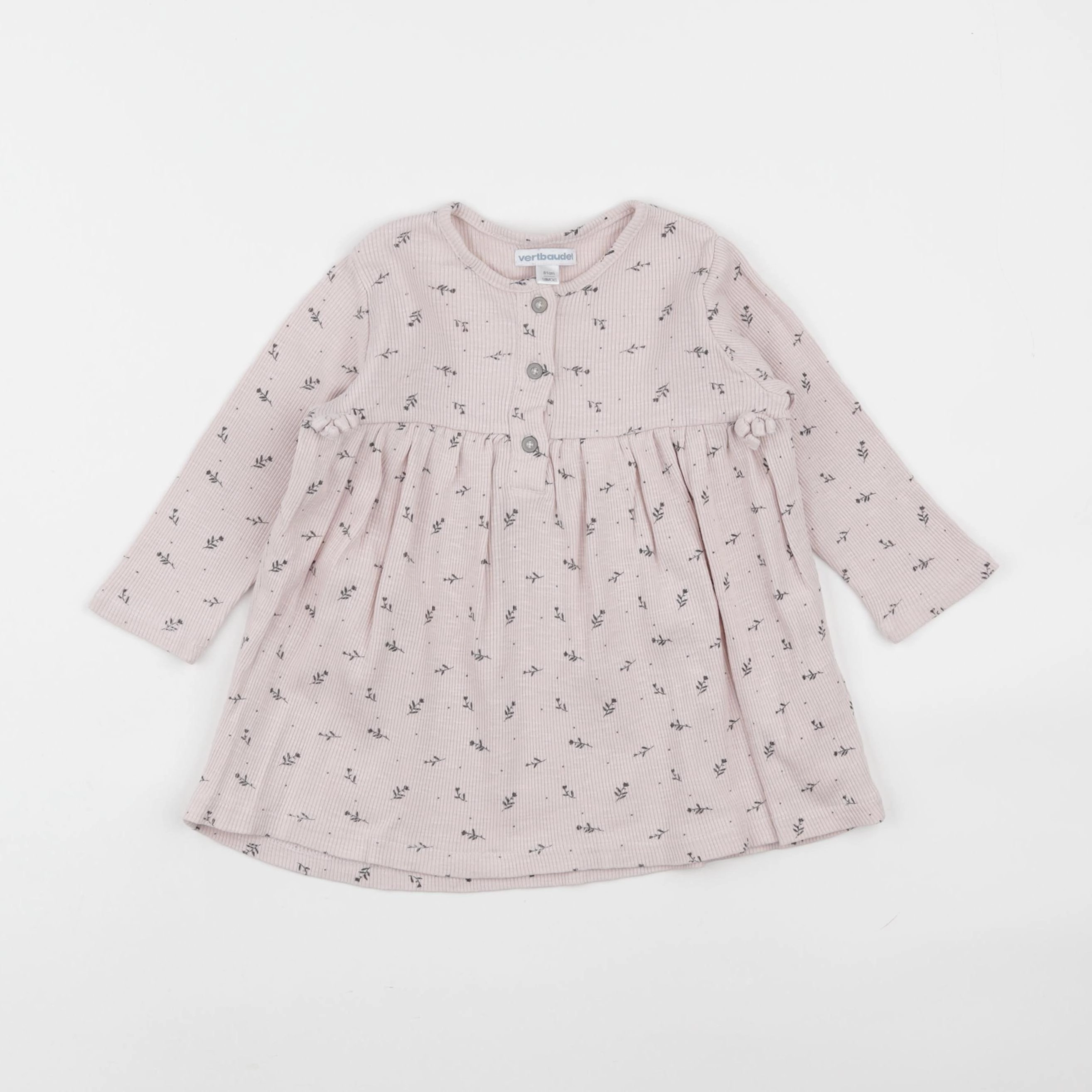 Vertbaudet - robe rose - 18 mois