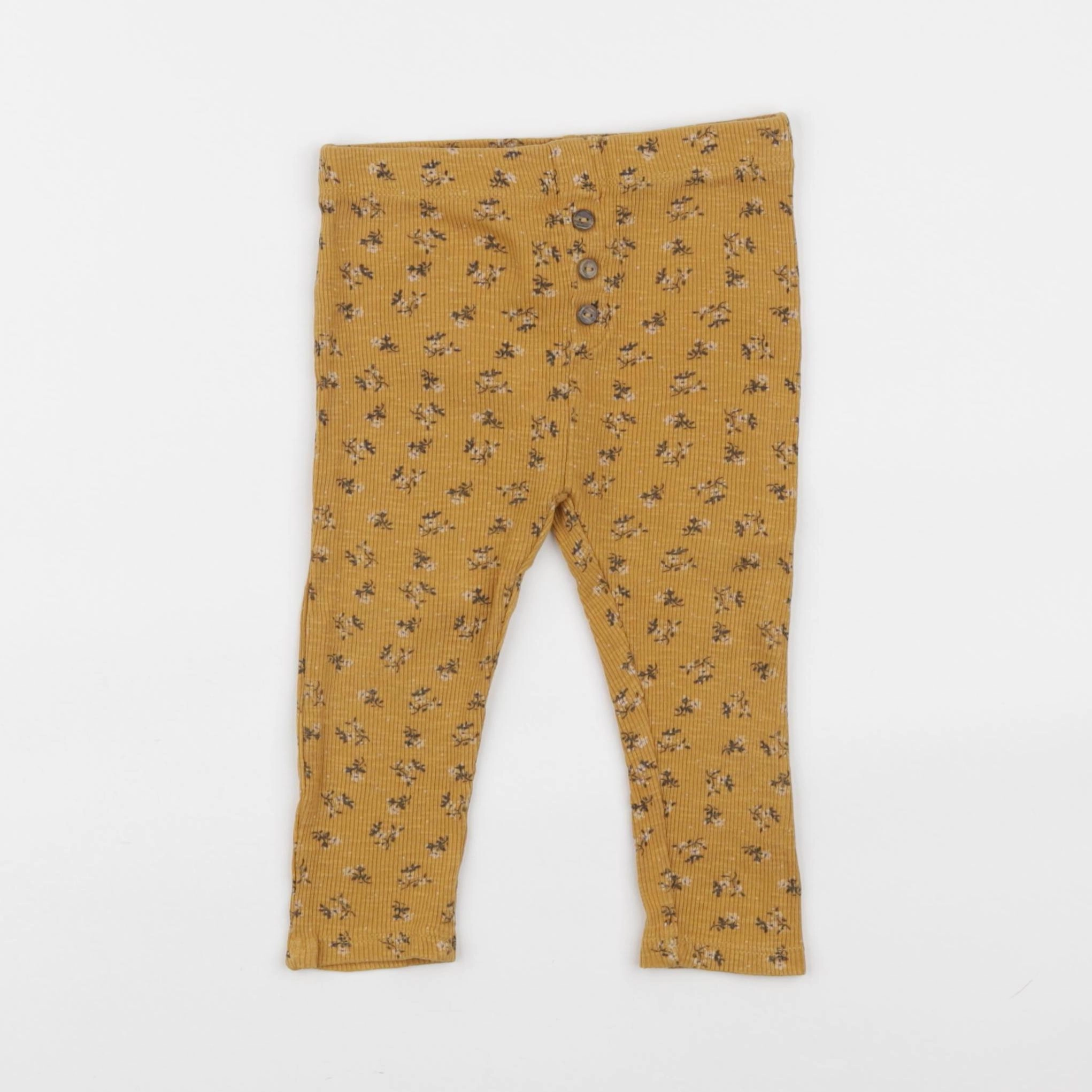 Vertbaudet - legging jaune - 18 mois